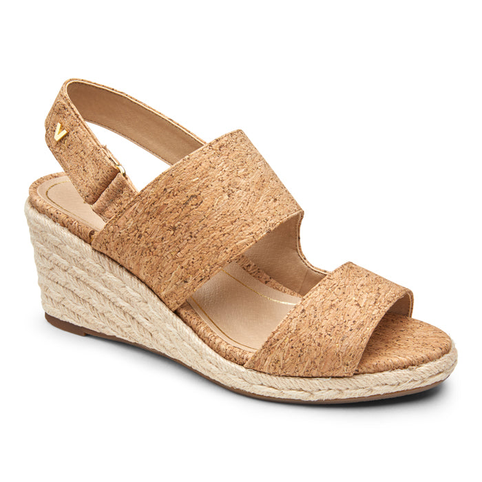 vionic white wedge sandals