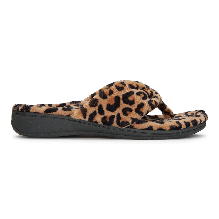 dearfoam slippers leopard