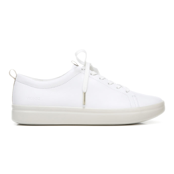 vionic white leather sneakers