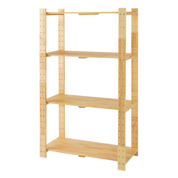 Wooden Rack 4 shelves H120cm
