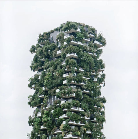 Bosco Verticale Iconic Milanese residential building covered in greenery