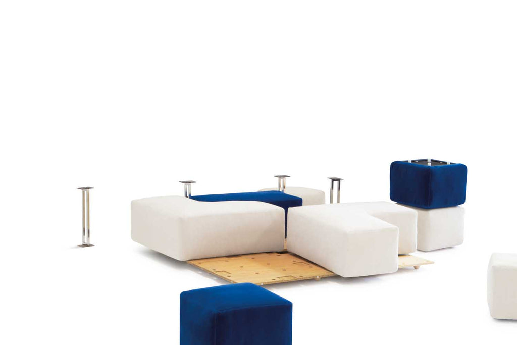 divano modulare sostenibile domino