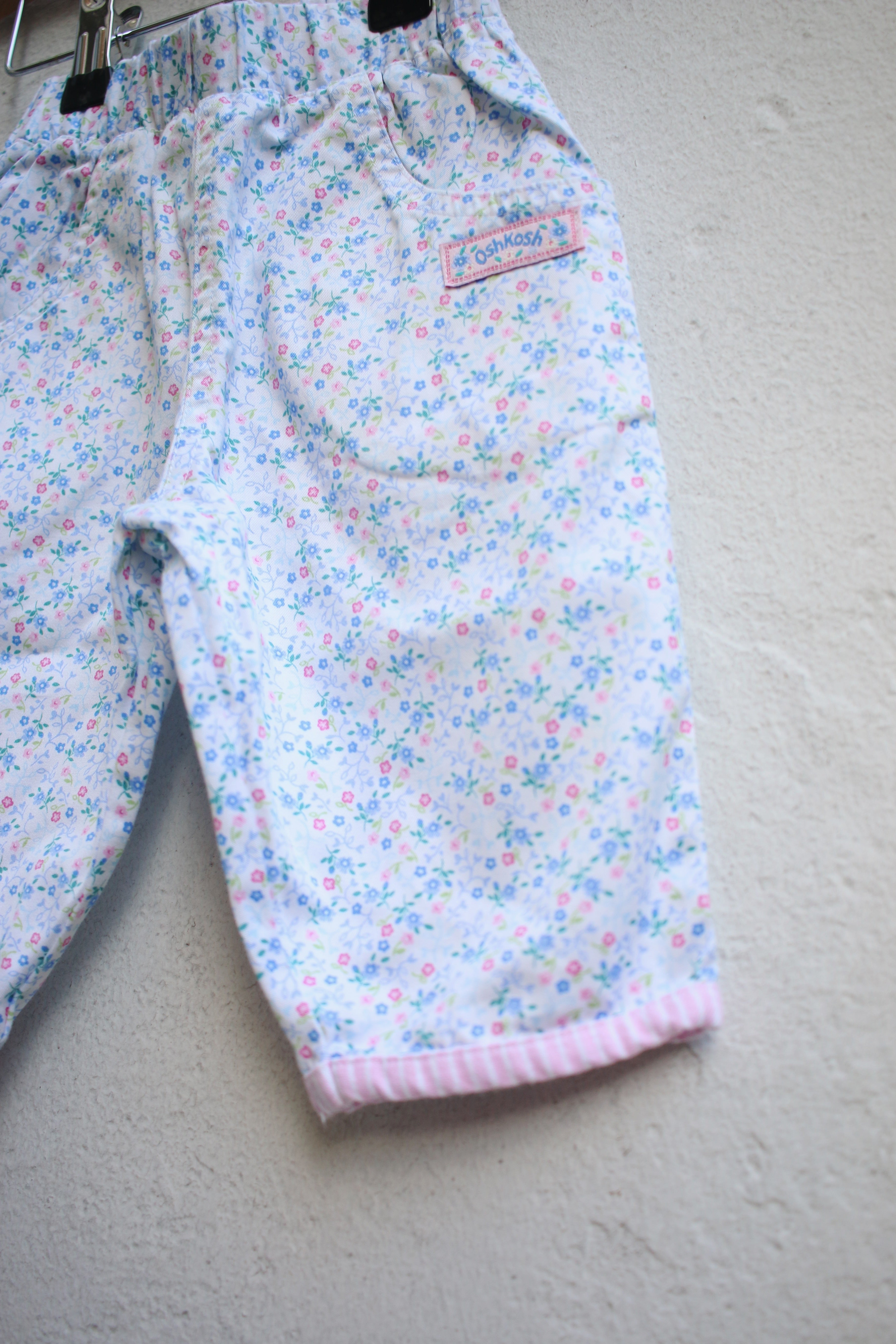 Vintage floral OshKosh baby pants - size 3-6 months