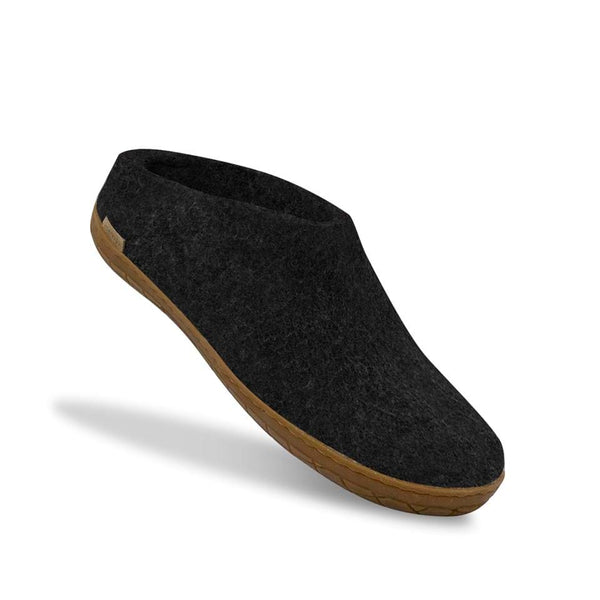 Glerups Open Slipper With Sole Charcoal | lupon.gov.ph