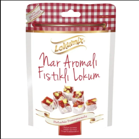 Turkish delight Pomegranate & Pistachios 170g butikkom