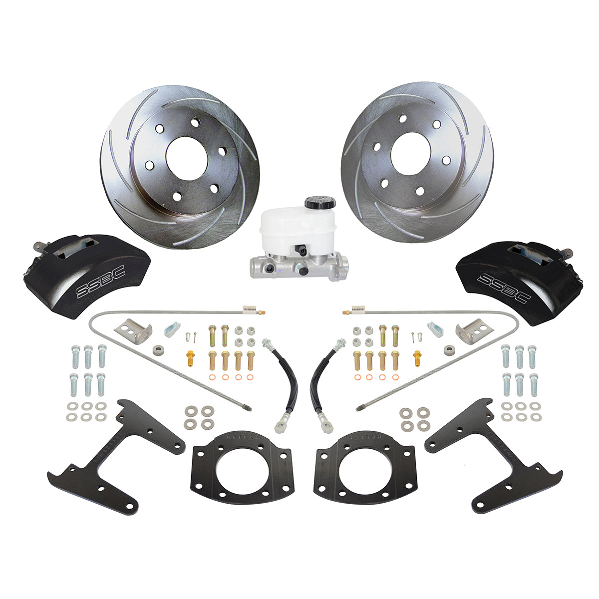 A126-3BK Rear Disc Brake Conversion Kit, GM Truck - Black – SSBC-USA