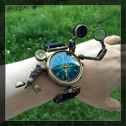 Top 44 Cool Steampunk Watches - Steampunk Movement