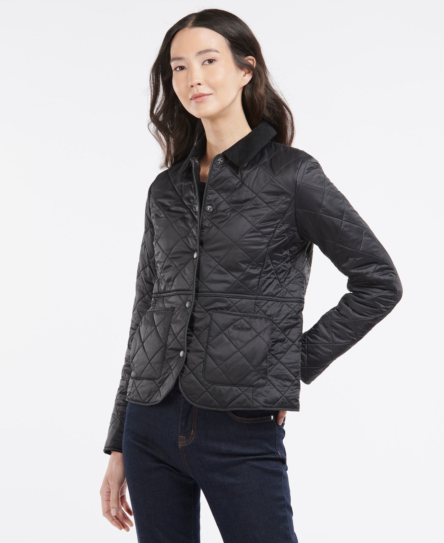 LADIES BARBOUR YARROW QUILTED JACKET - BLACK – Lazarus of Moultrie