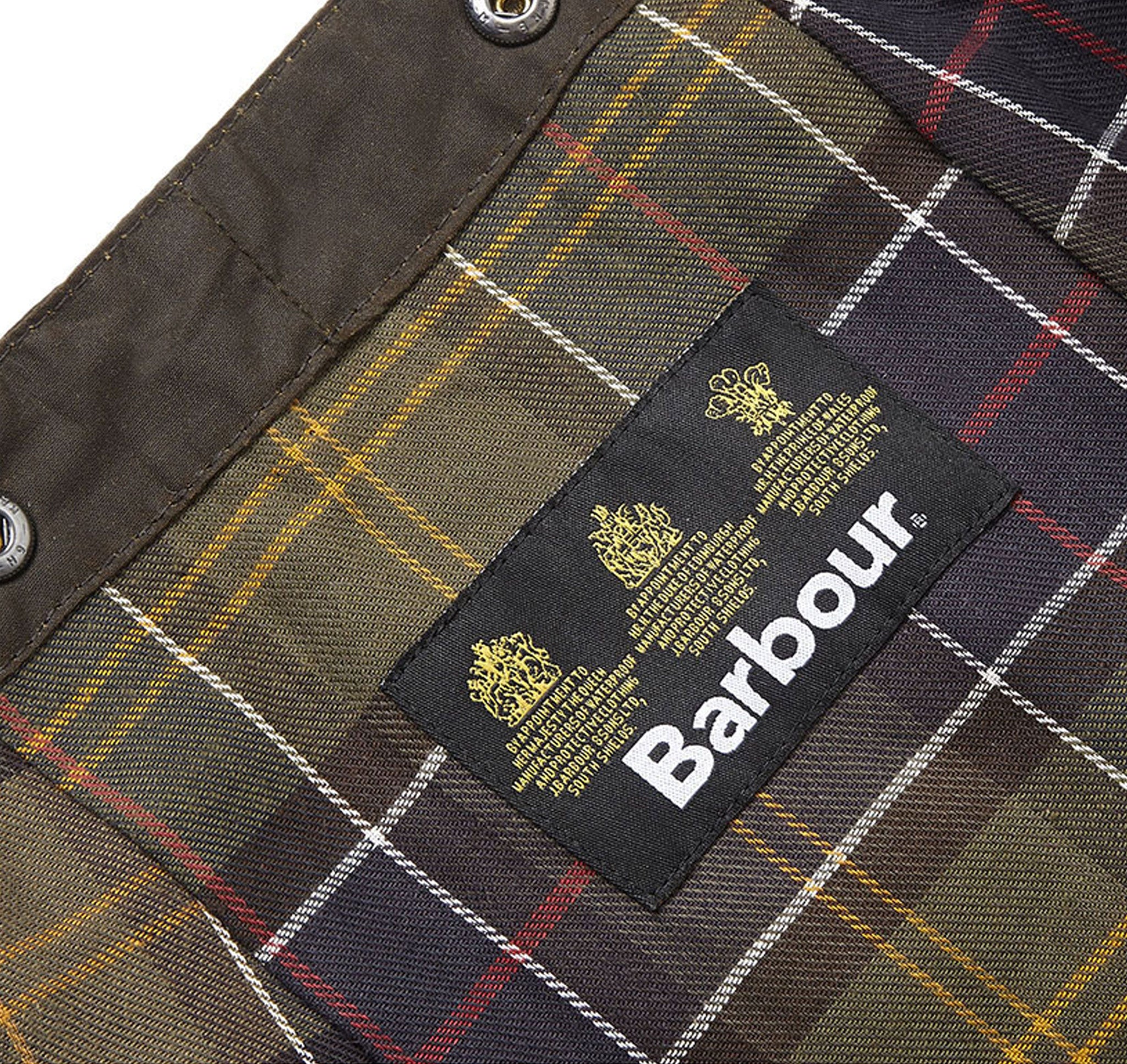 barbour sylkoil hood olive