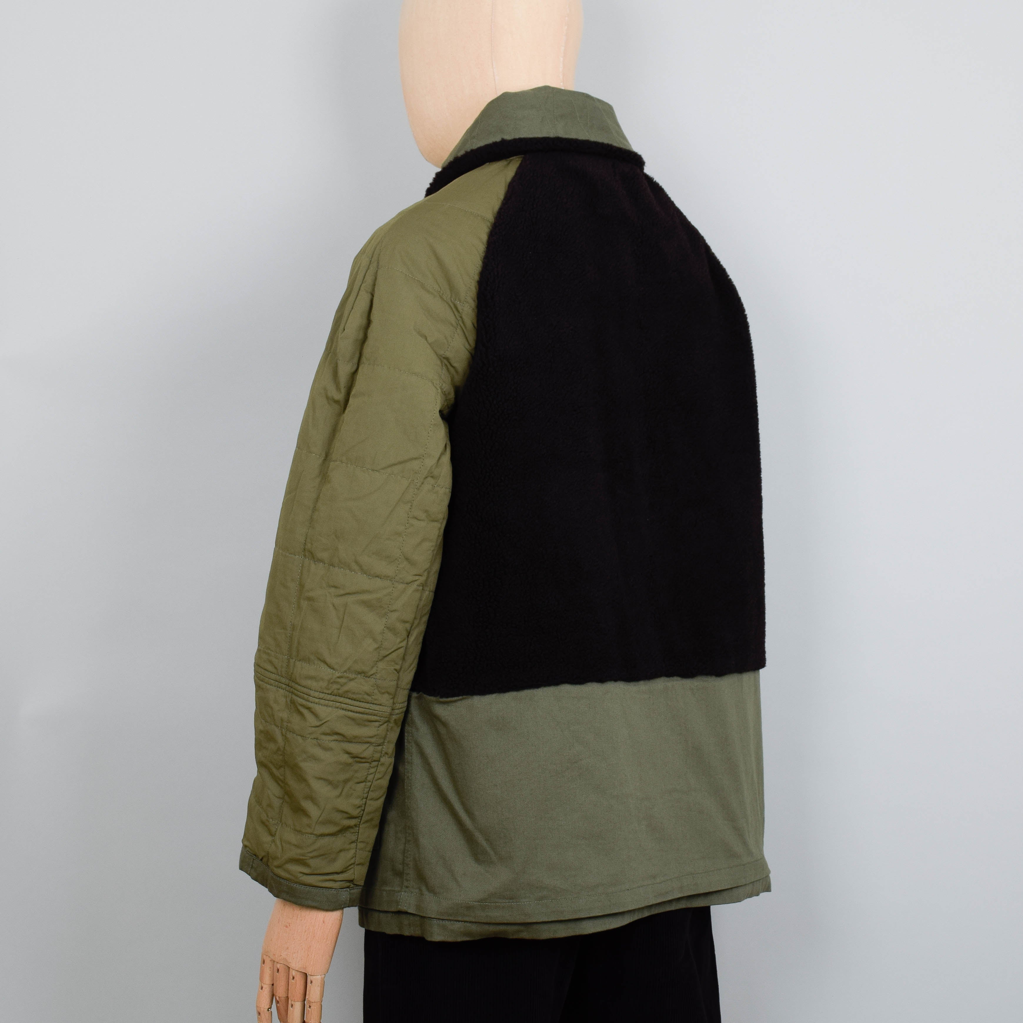 Universal Works Reversible Mackinaw Jacket - Light Olive