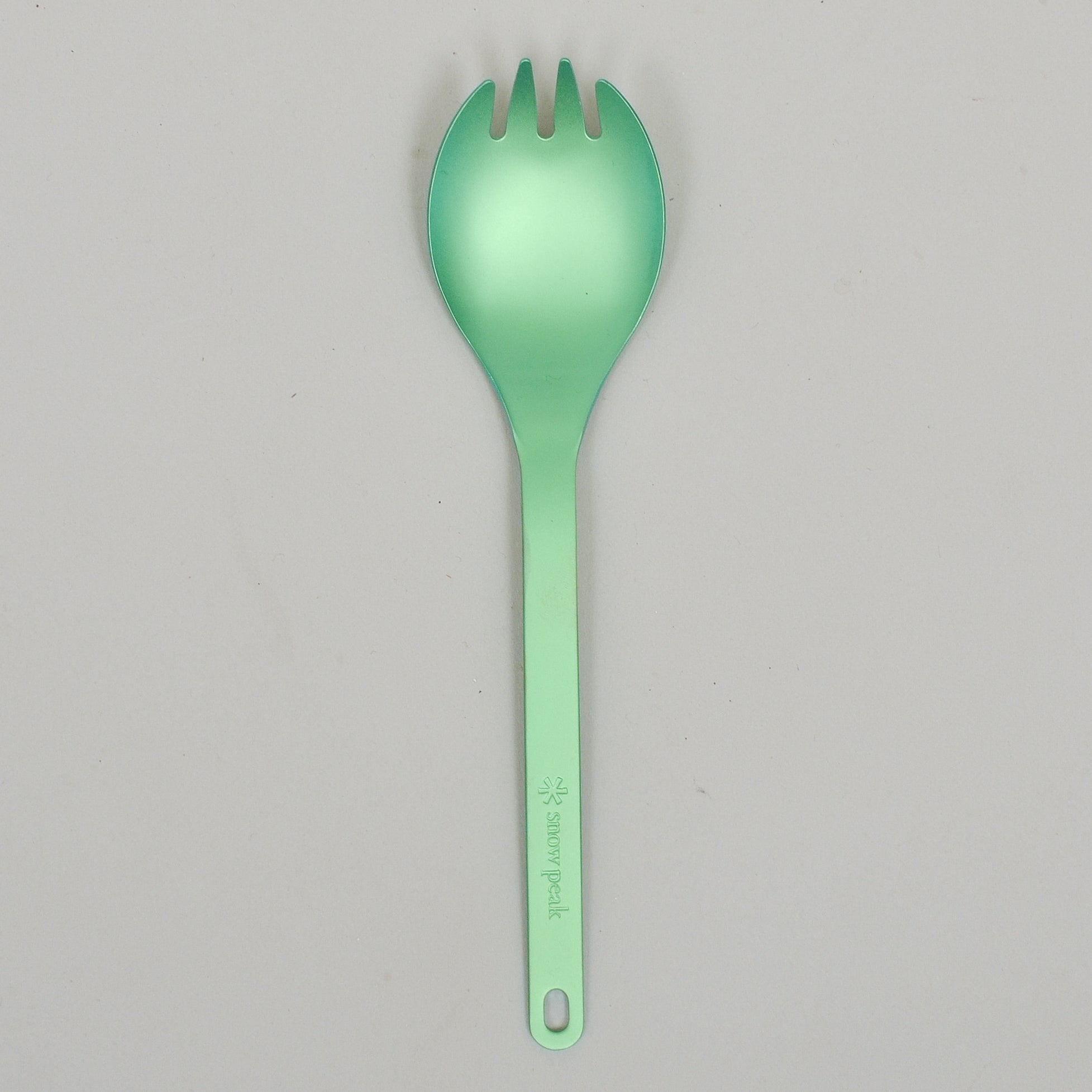 Snow Peak Titanium Spork - Green