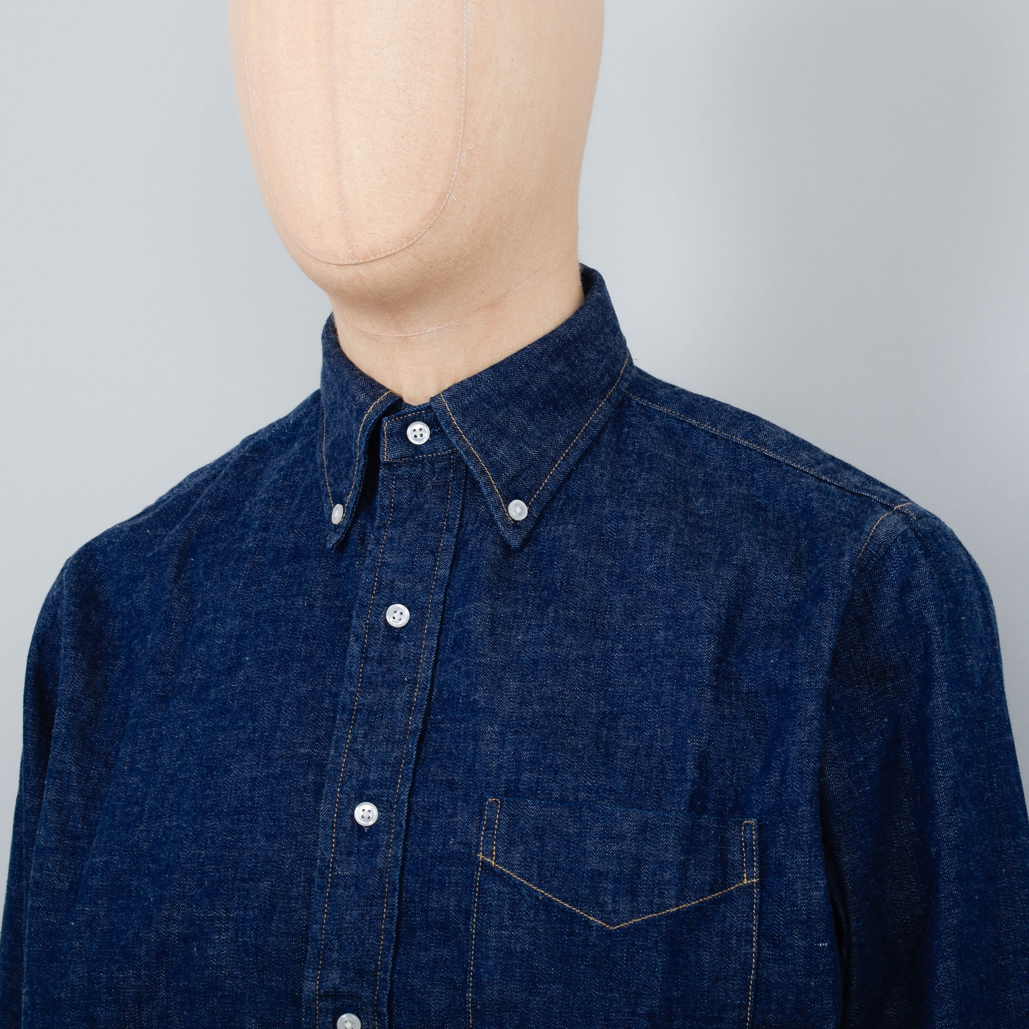 Orslow Denim One Wash Shirt - Indigo