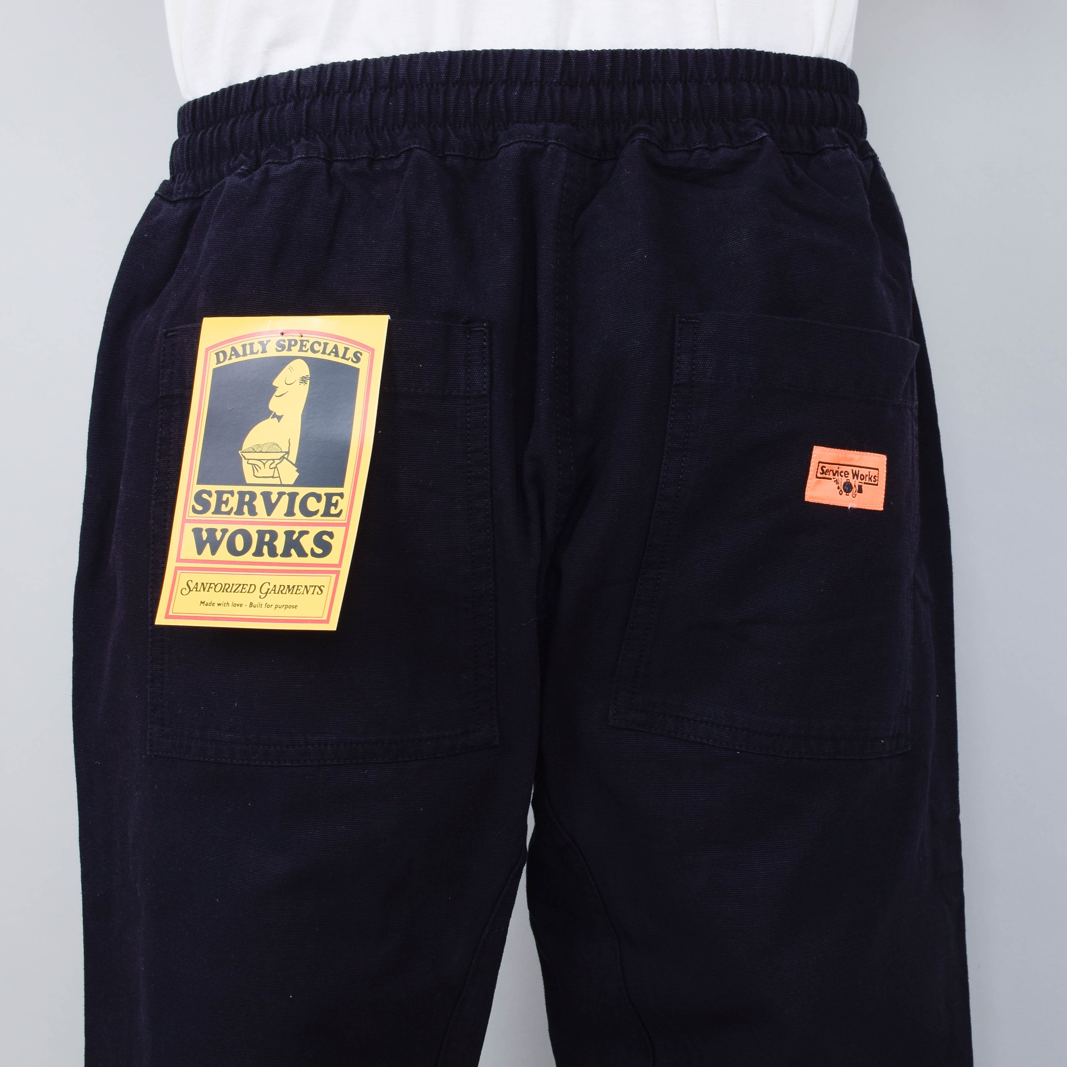 Service Works Classic Canvas Chef Pants - Black