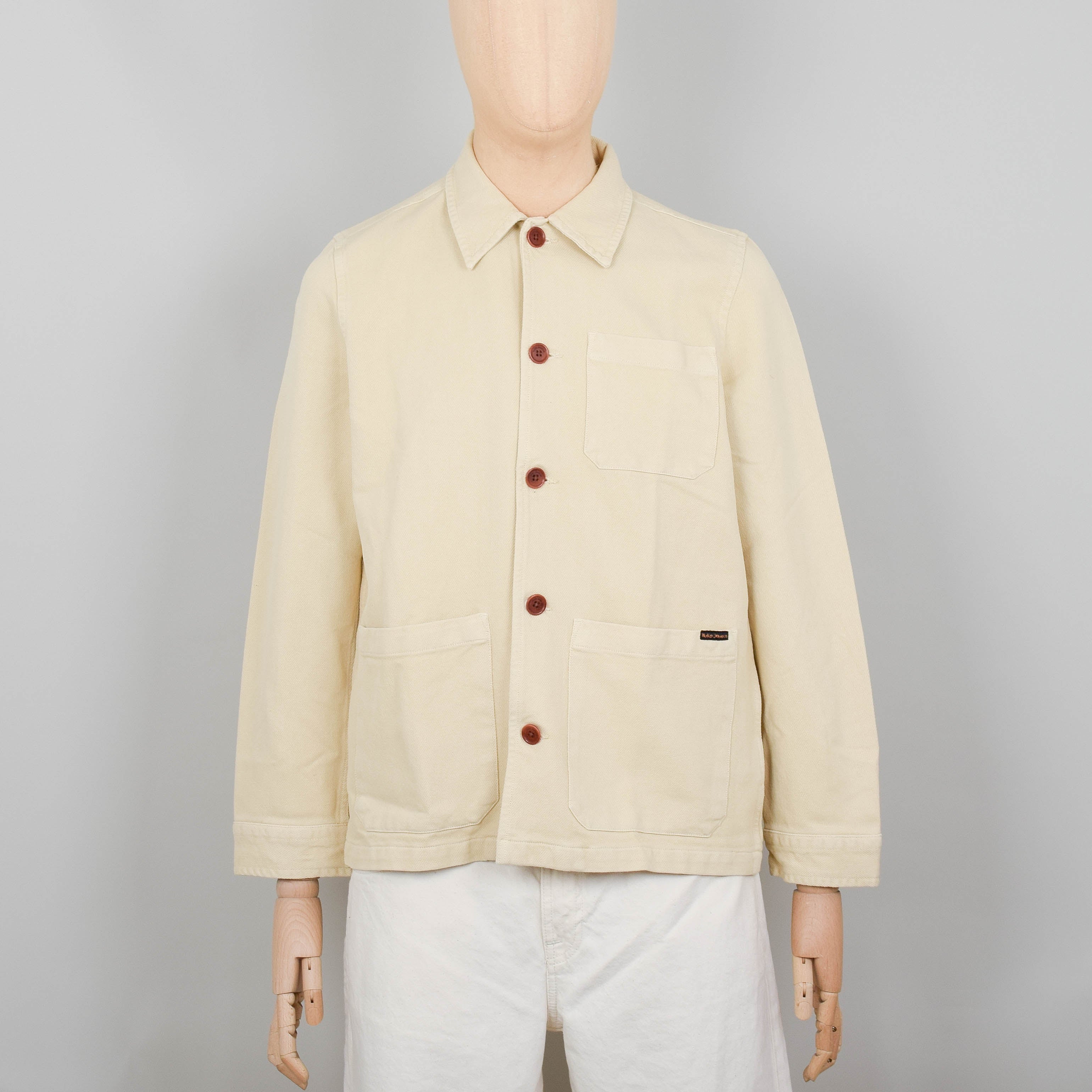 Nudie Jeans Barney Worker Jacket - Cream