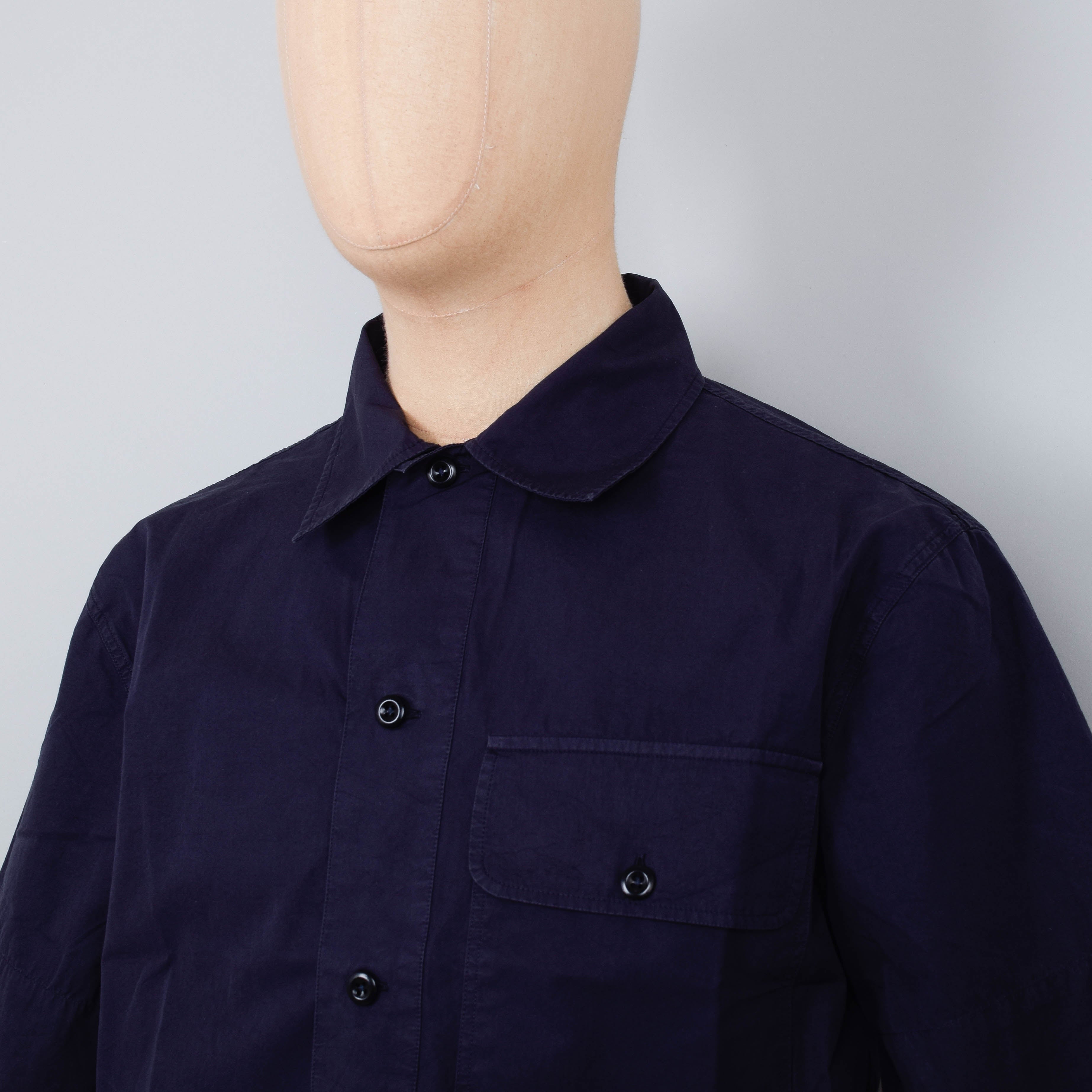 MHL Short Sleeve Pull On Utility Shirt - Blueberry