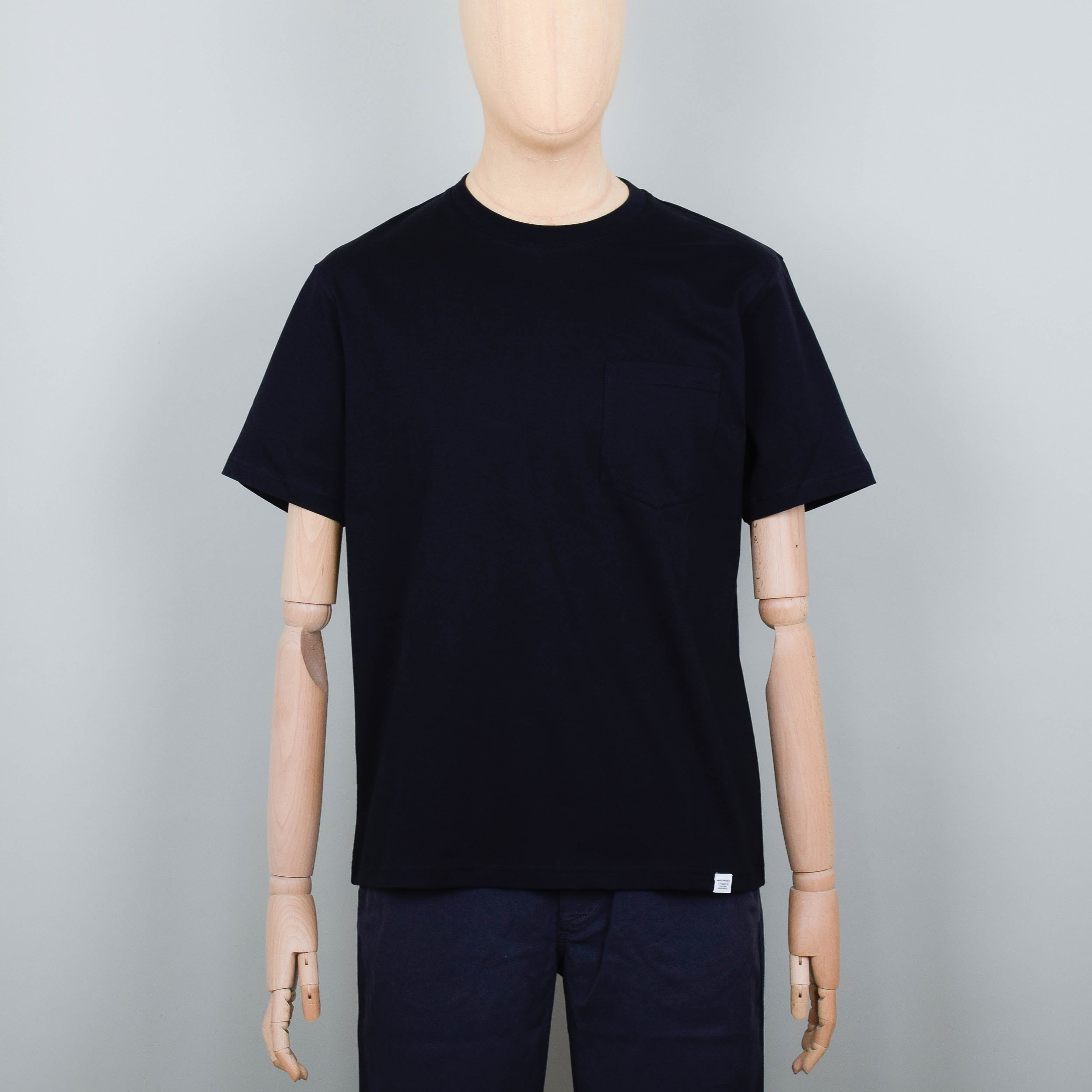 Norse Projects Johannes Standard Pocket SS T-Shirt - Black