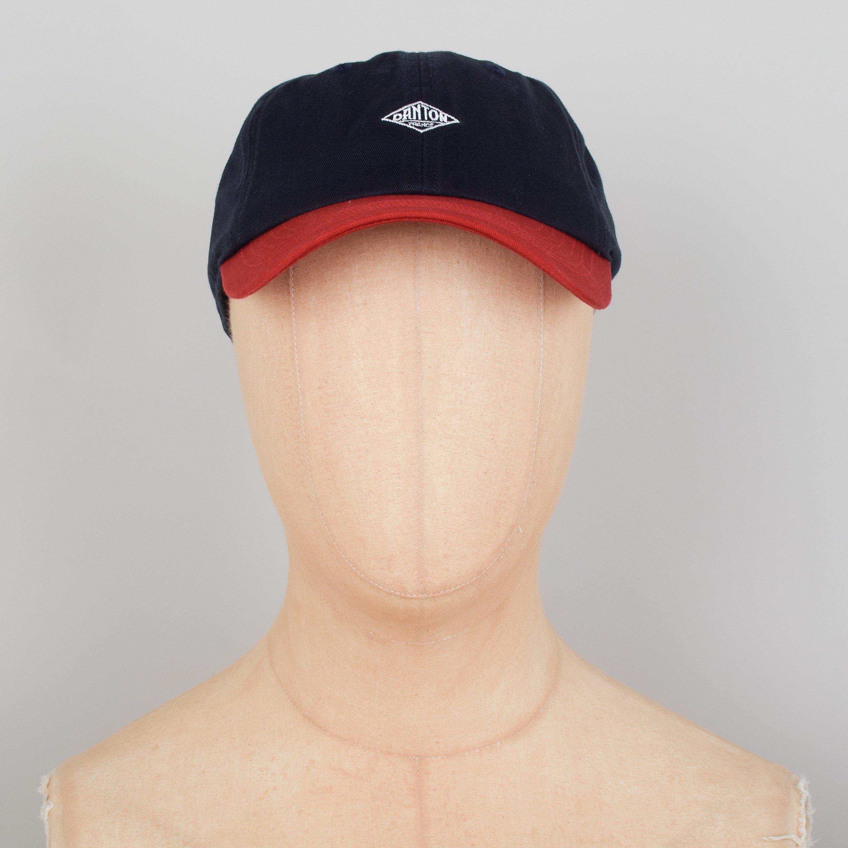 Danton 6 Panel Cap - Navy x Red