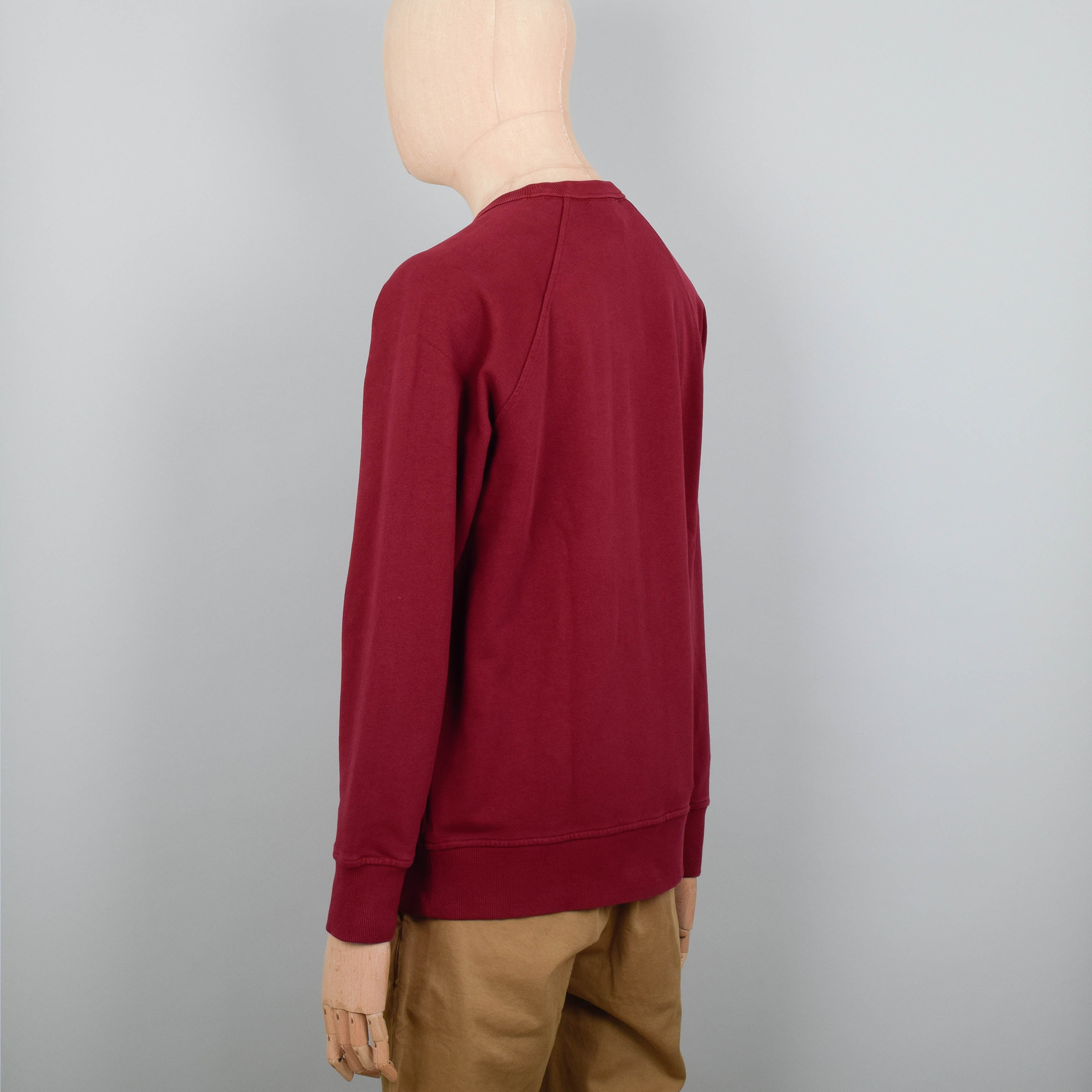 YMC Schrank Raglan Sweatshirt - Burgundy