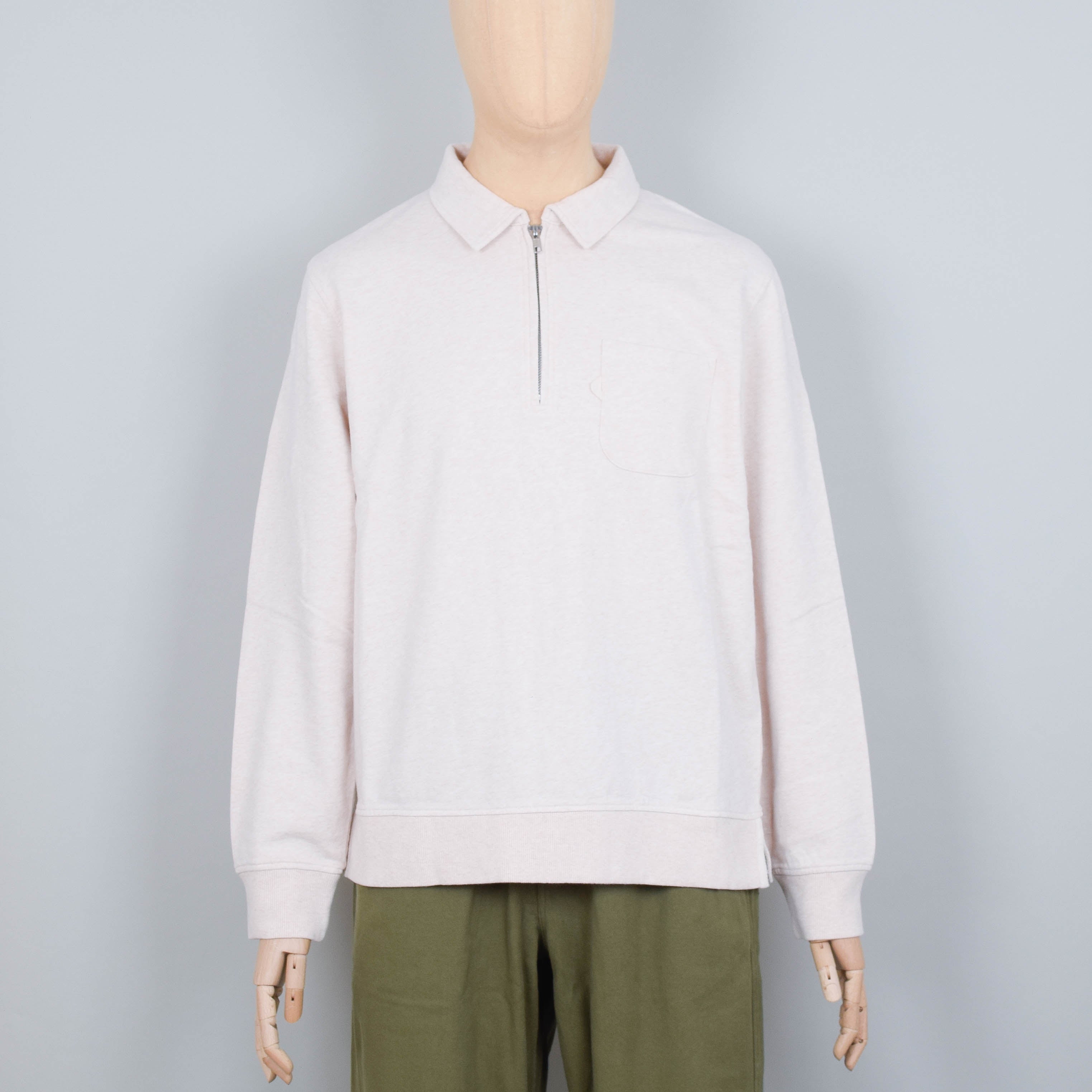 YMC Sugden Sweatshirt - Ecru Marl