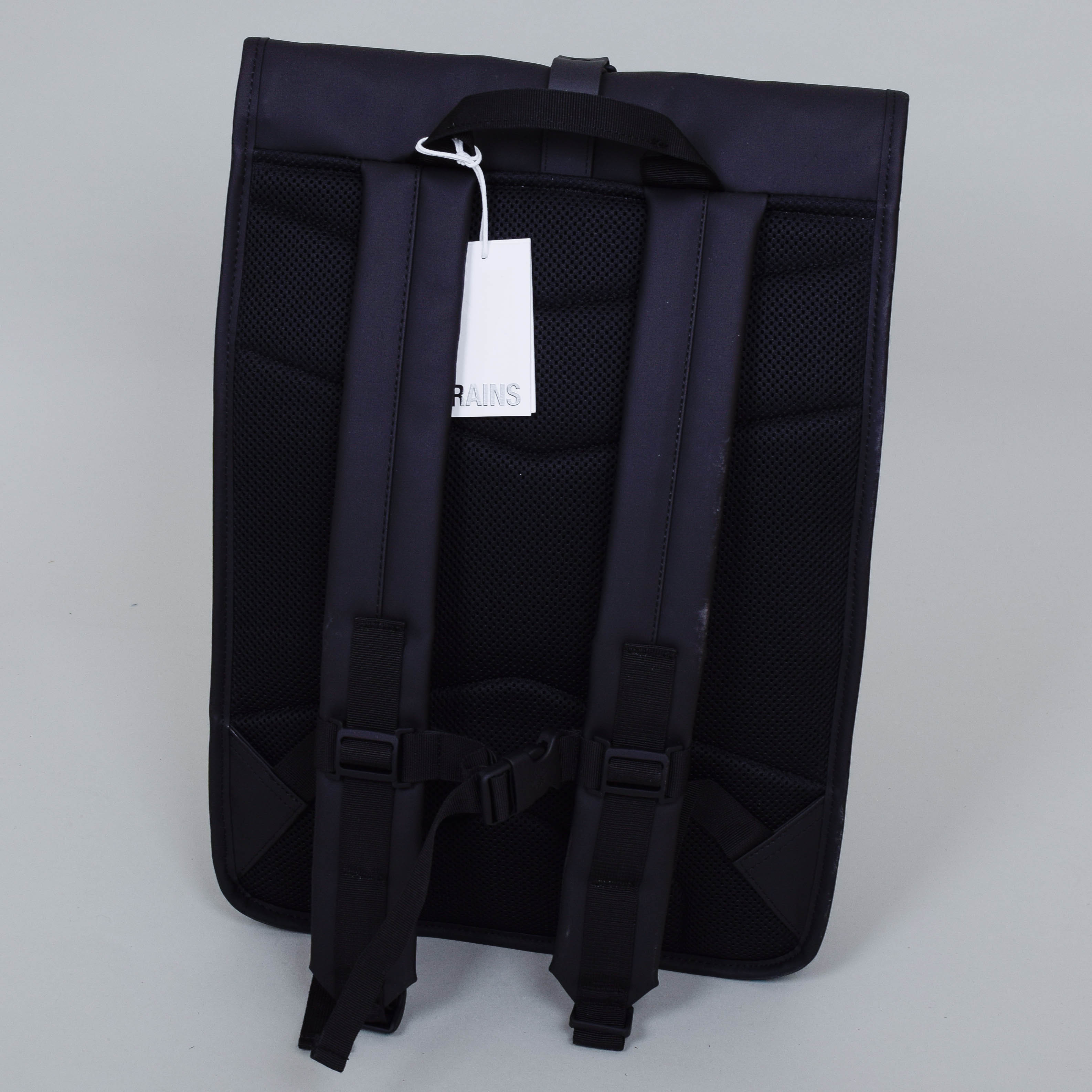 Rains Rolltop Rucksack - Black