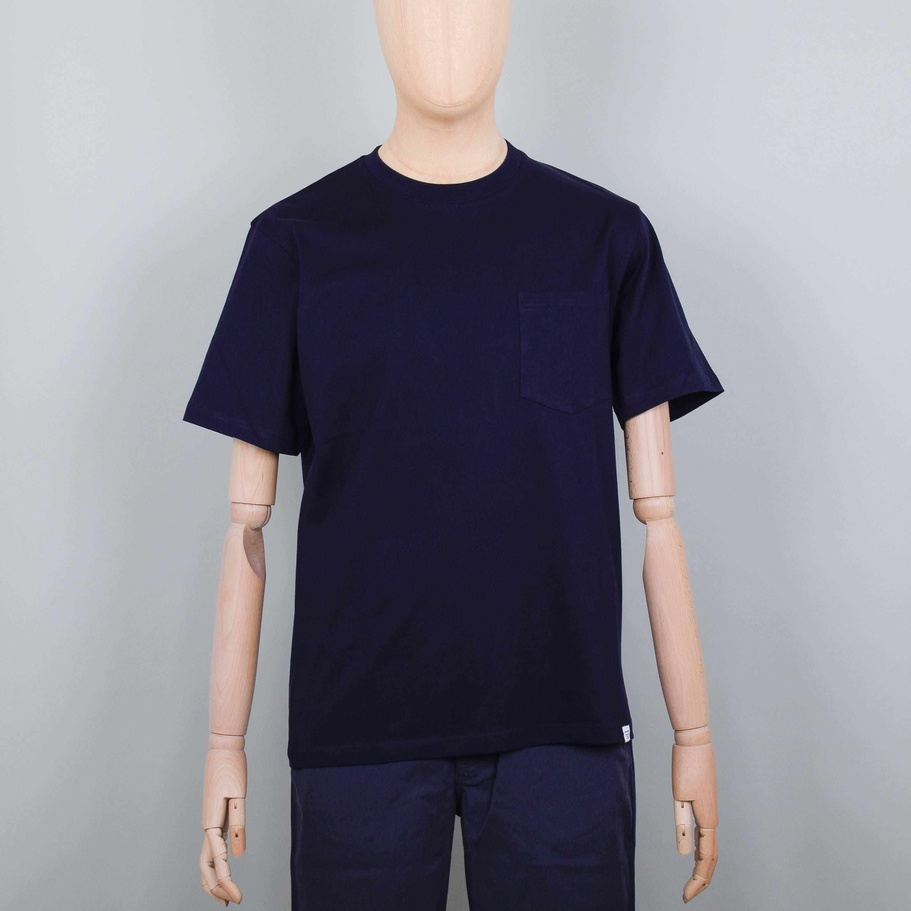 Norse Projects Johannes Standard Pocket SS T-Shirt - Dark Navy