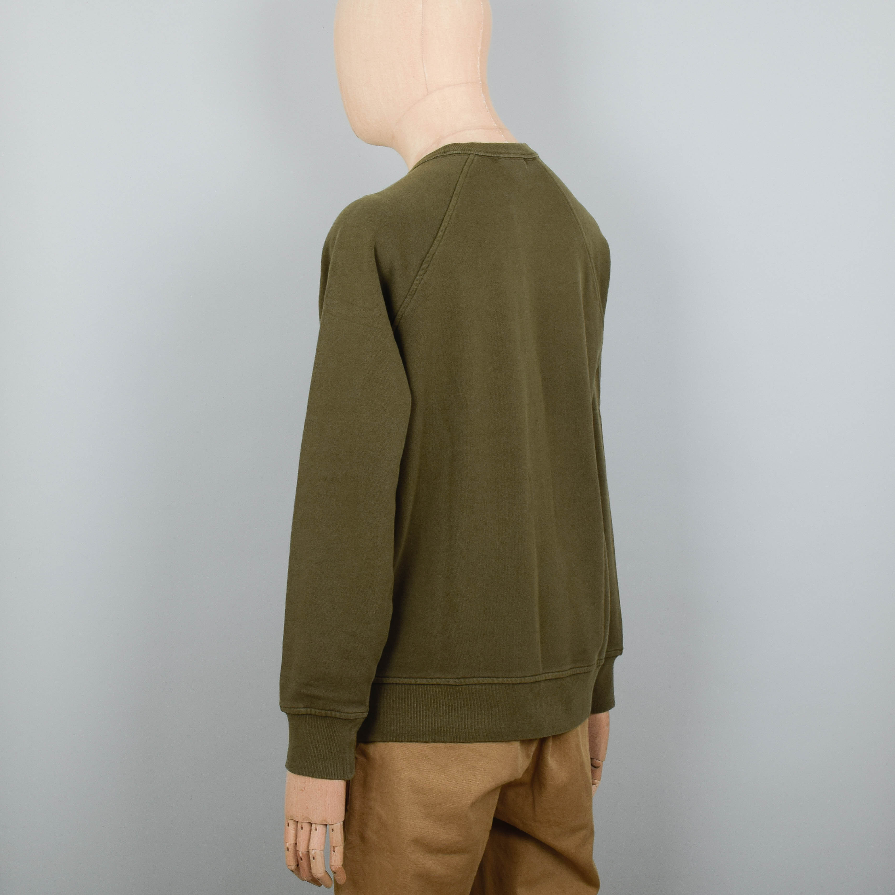 YMC Schrank Raglan Sweatshirt - Dark Olive