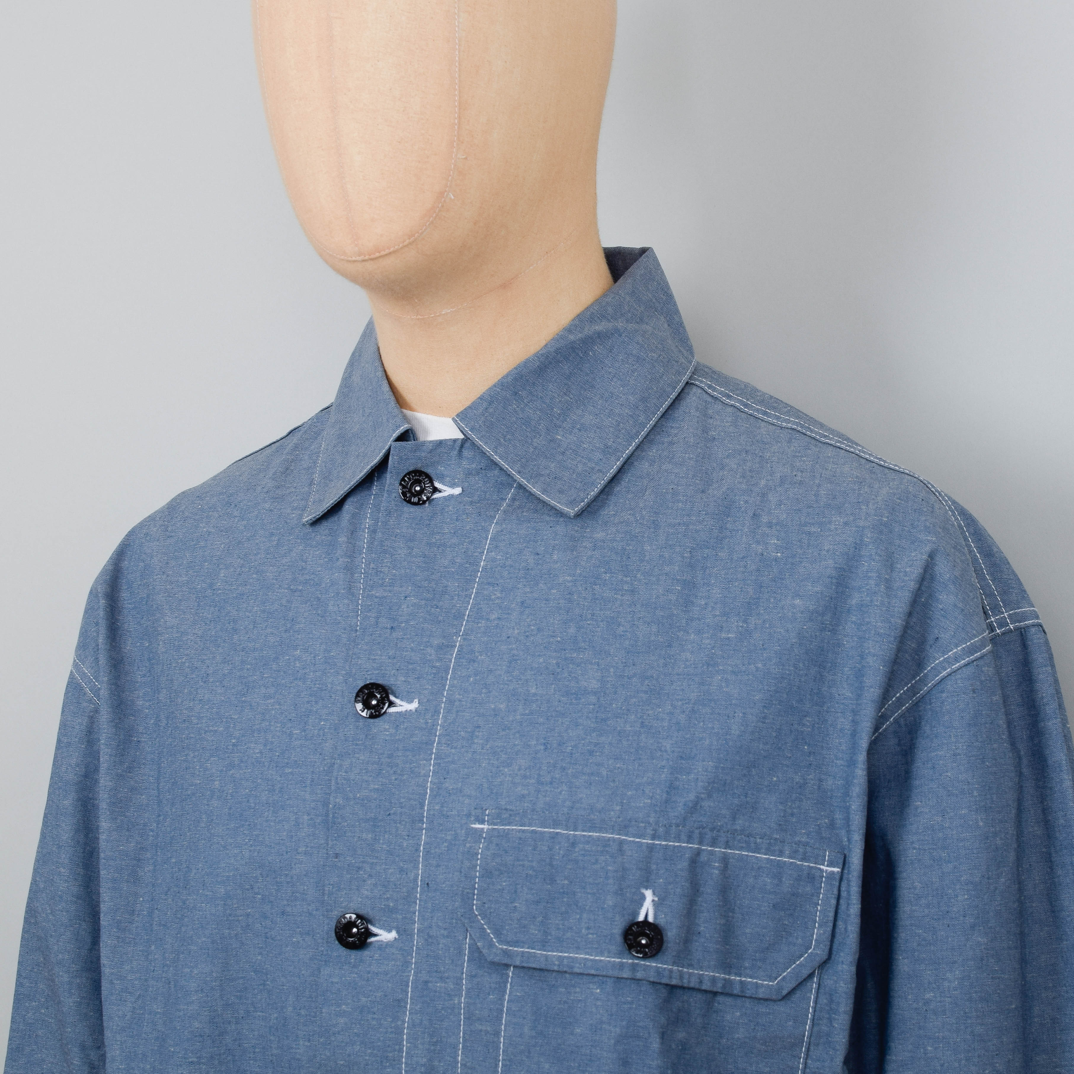 Standard Types Type 1 Cropped Jacket - Chambray