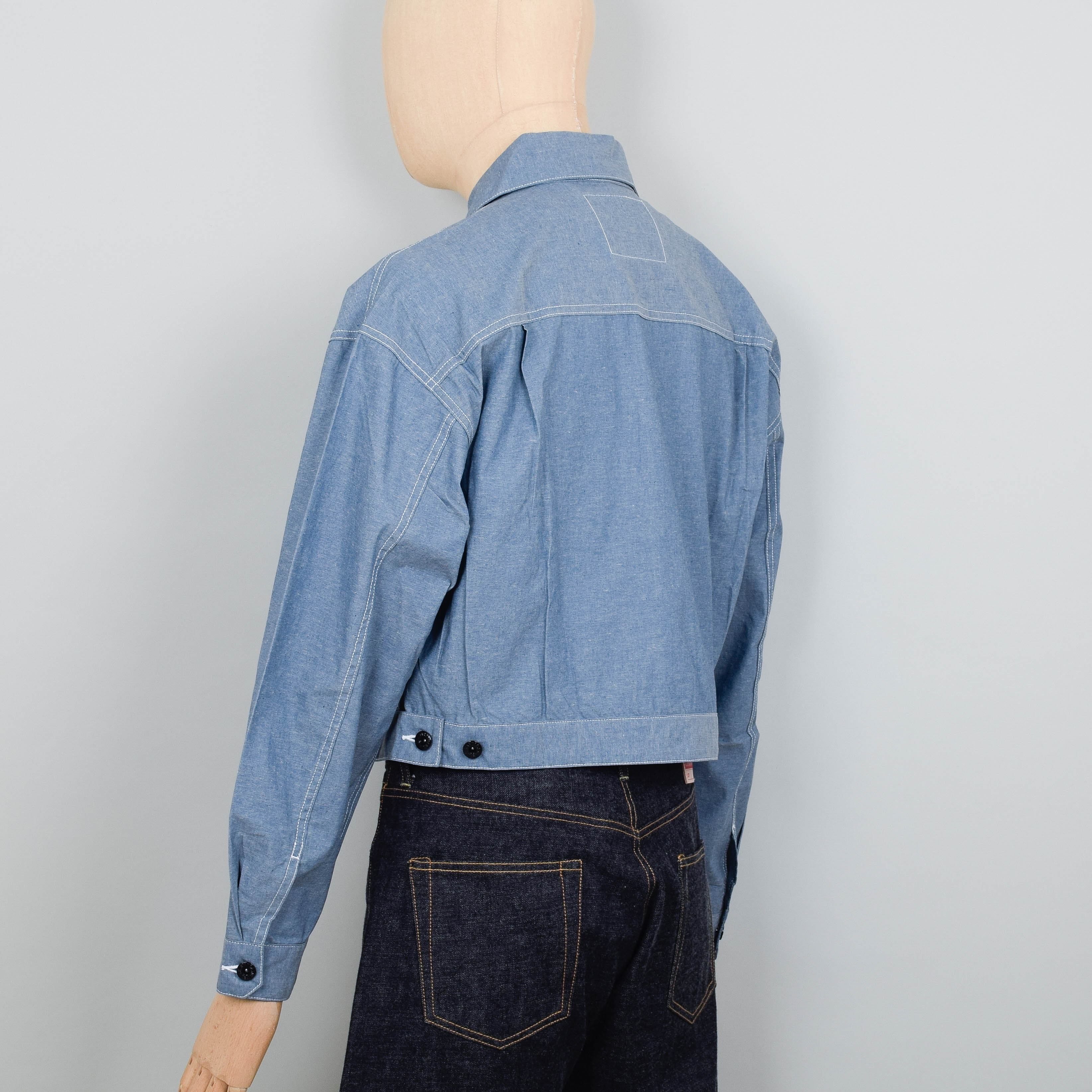 Standard Types Type 1 Cropped Jacket - Chambray