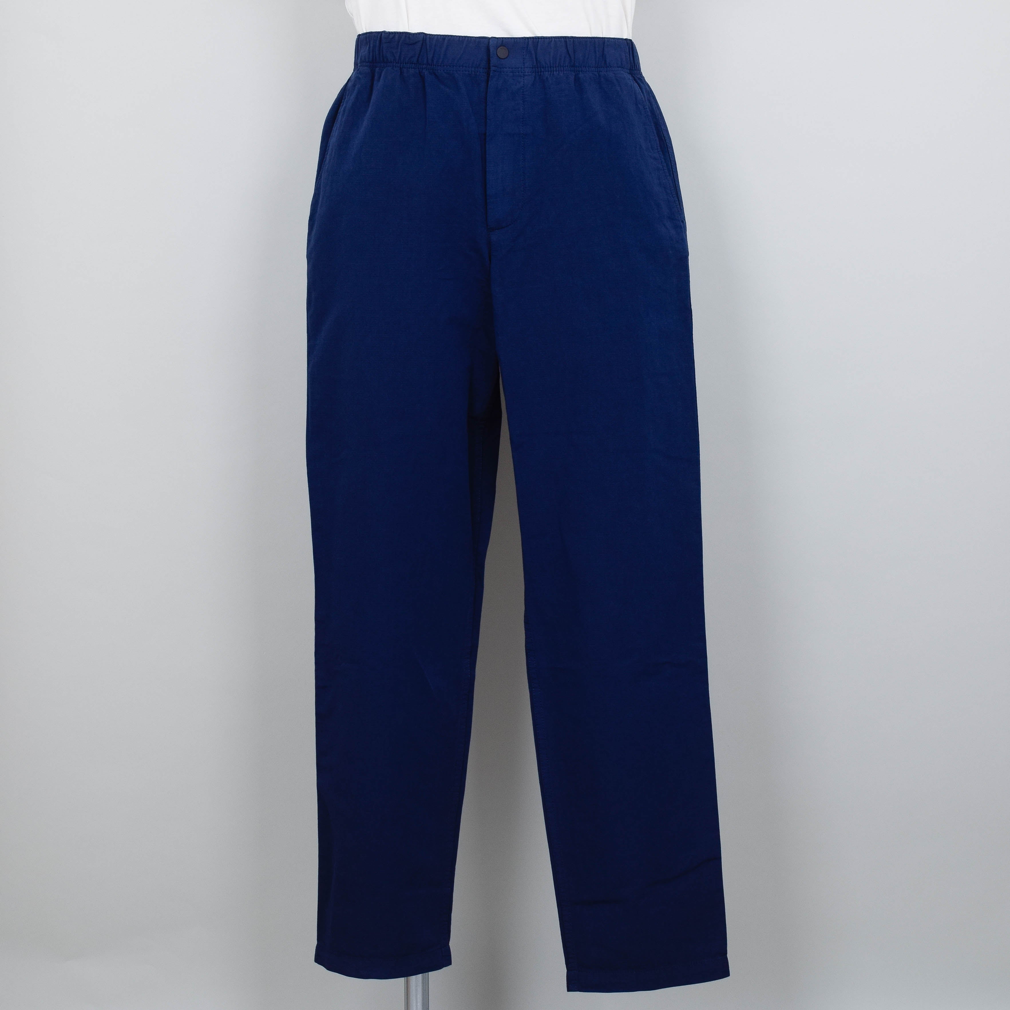 Norse Projects Ezra Cotton Linen Trouser - Navy