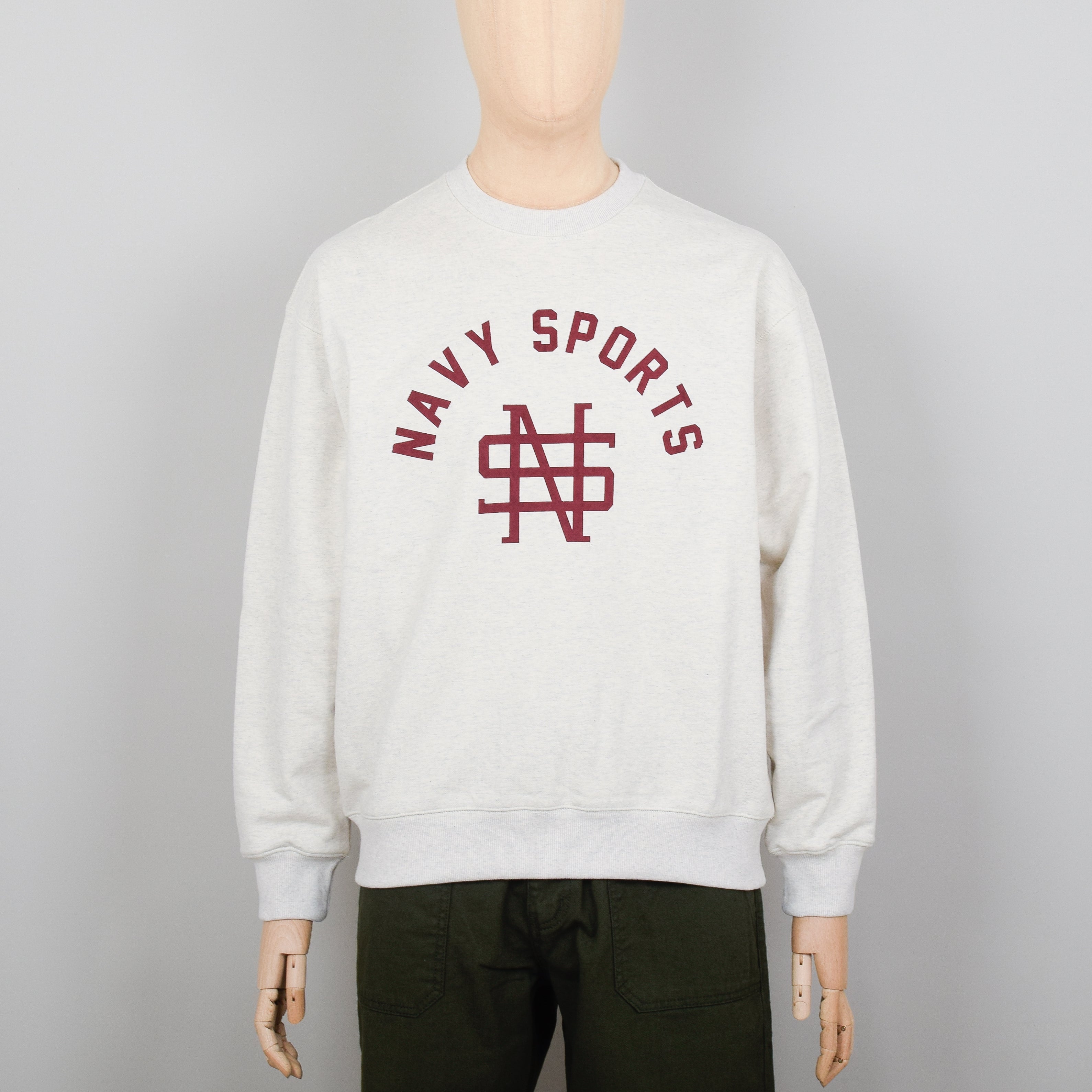 Uniform Bridge NS Logo Sweatshirt - Oatmeal