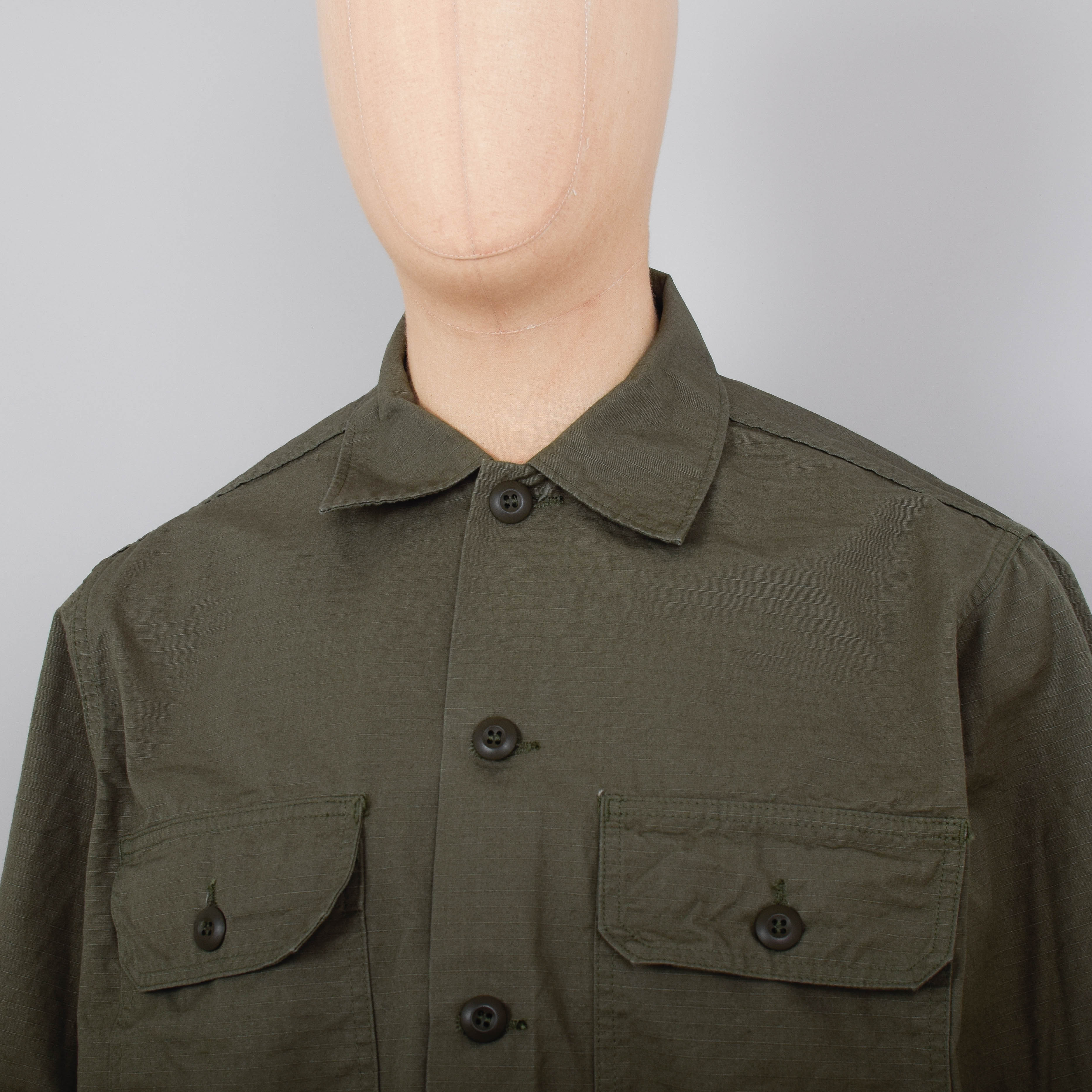 Orslow Trooper Fatigue Shirt - Army Green