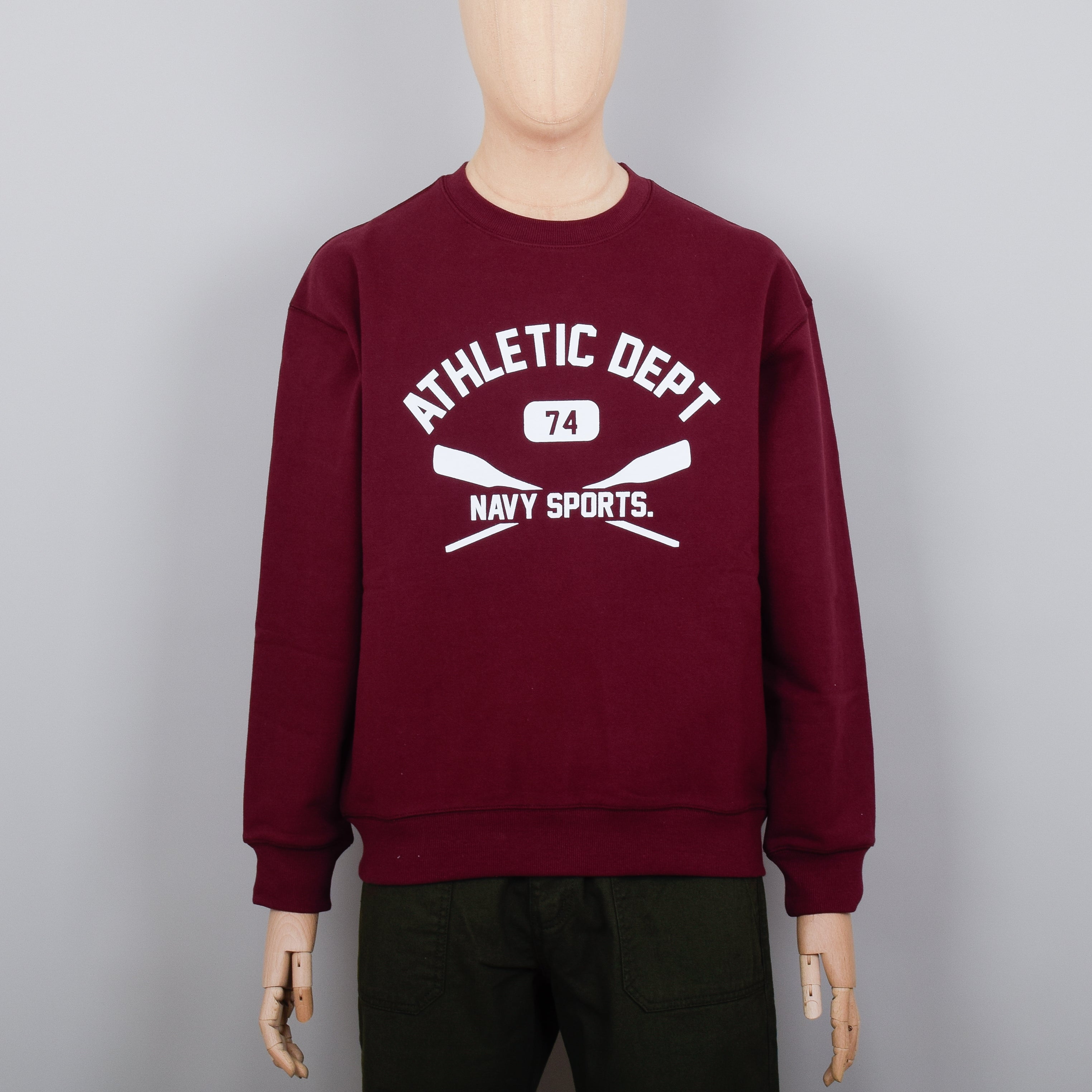 Uniform Bridge Athletic Dept Sweatshirt - Burgundy