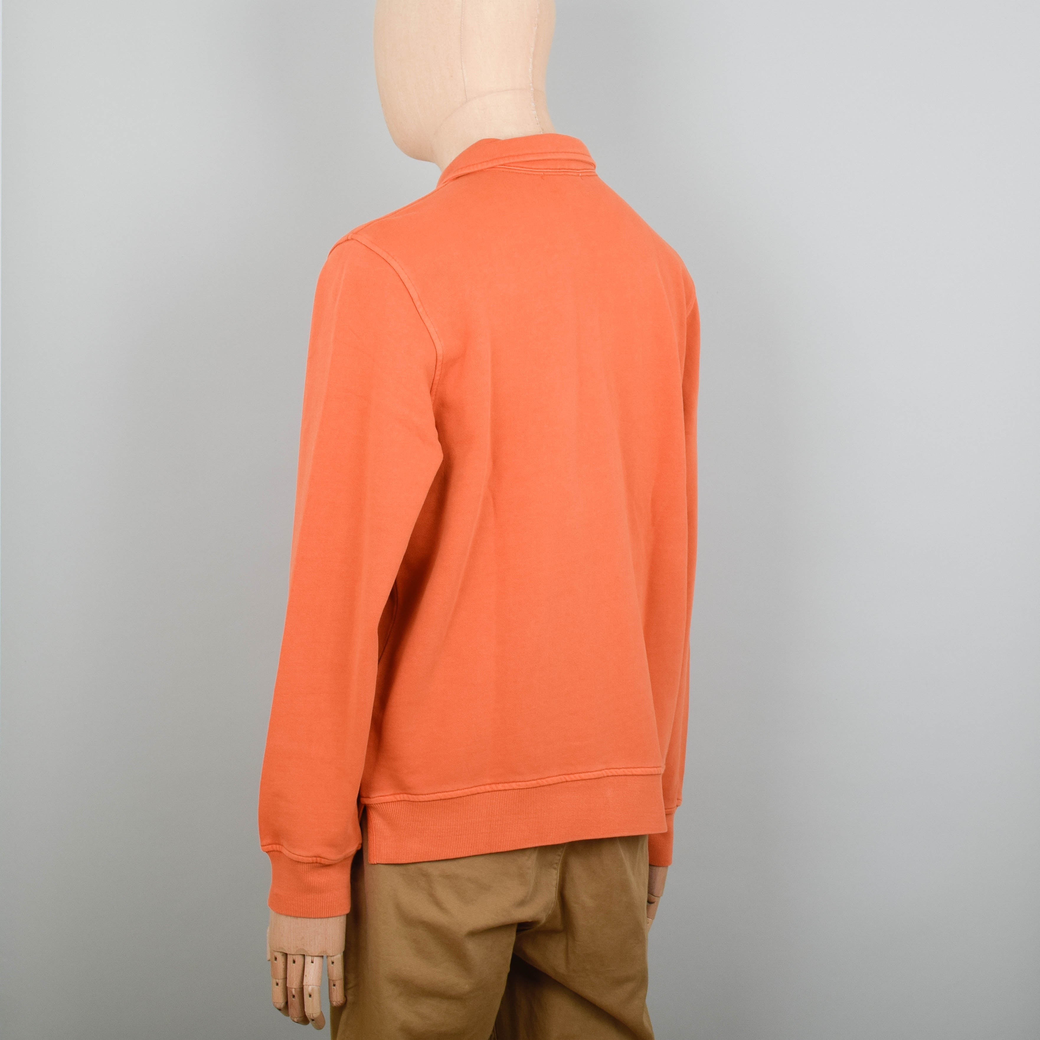 YMC Sugden Zip Sweatshirt - Orange