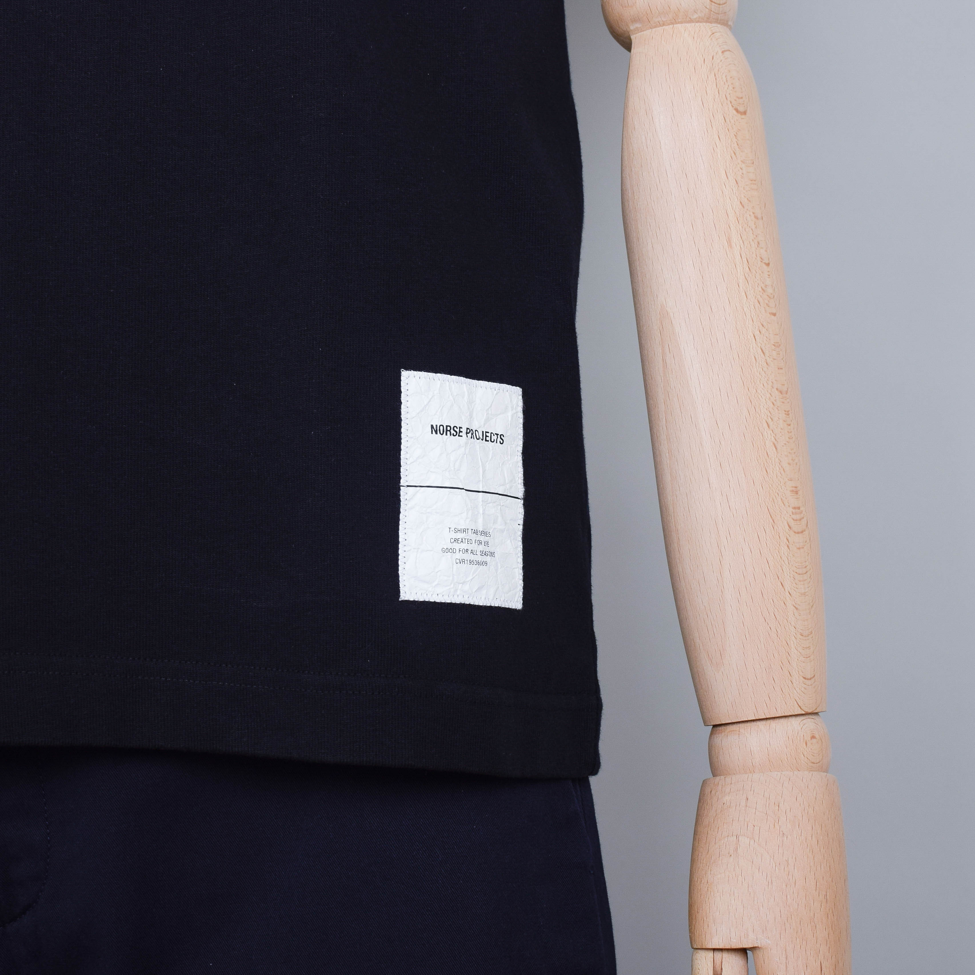 Norse Projects Holger Tab Series SS T-Shirt - Black