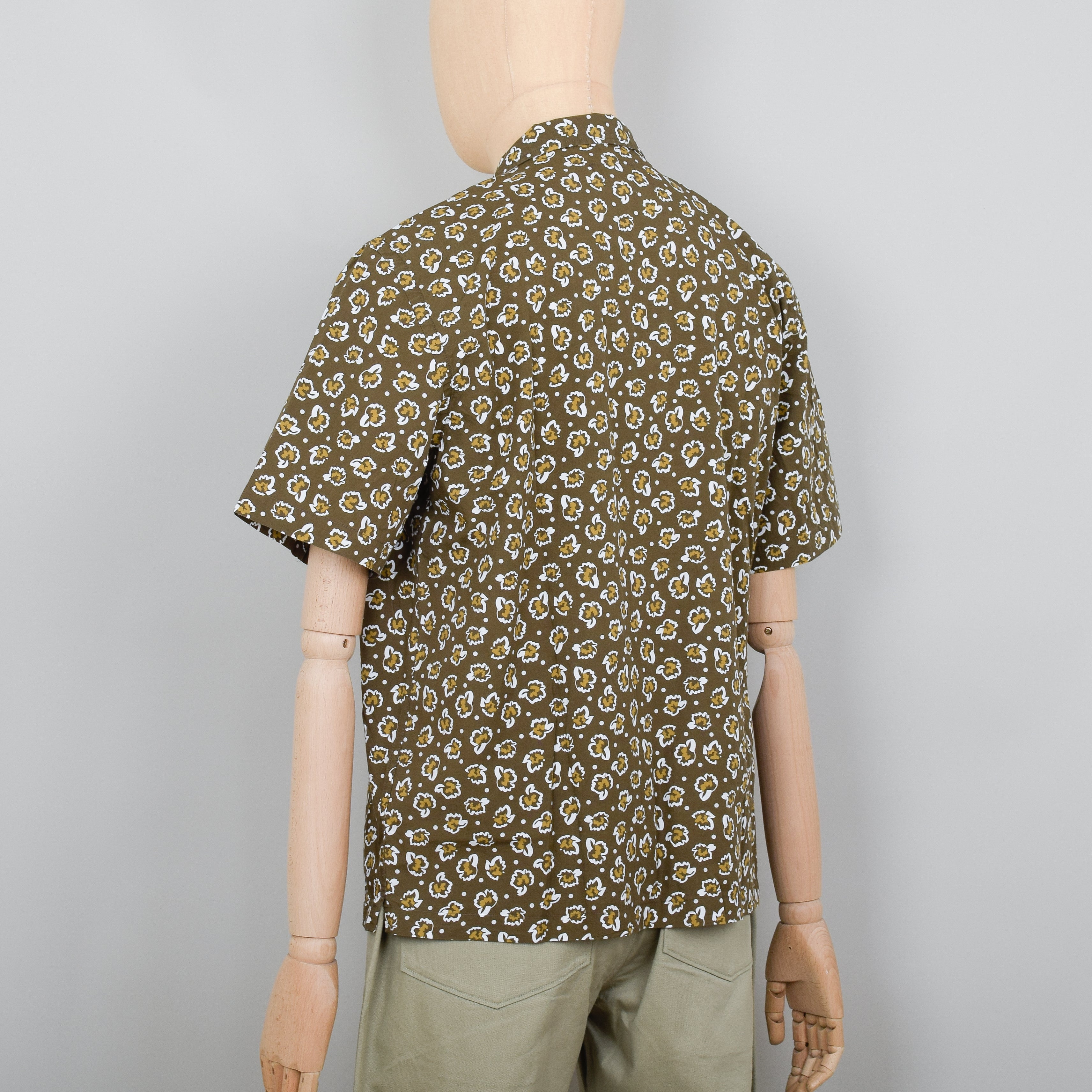 Universal Works Road Shirt Organic Flower - Dark Sand