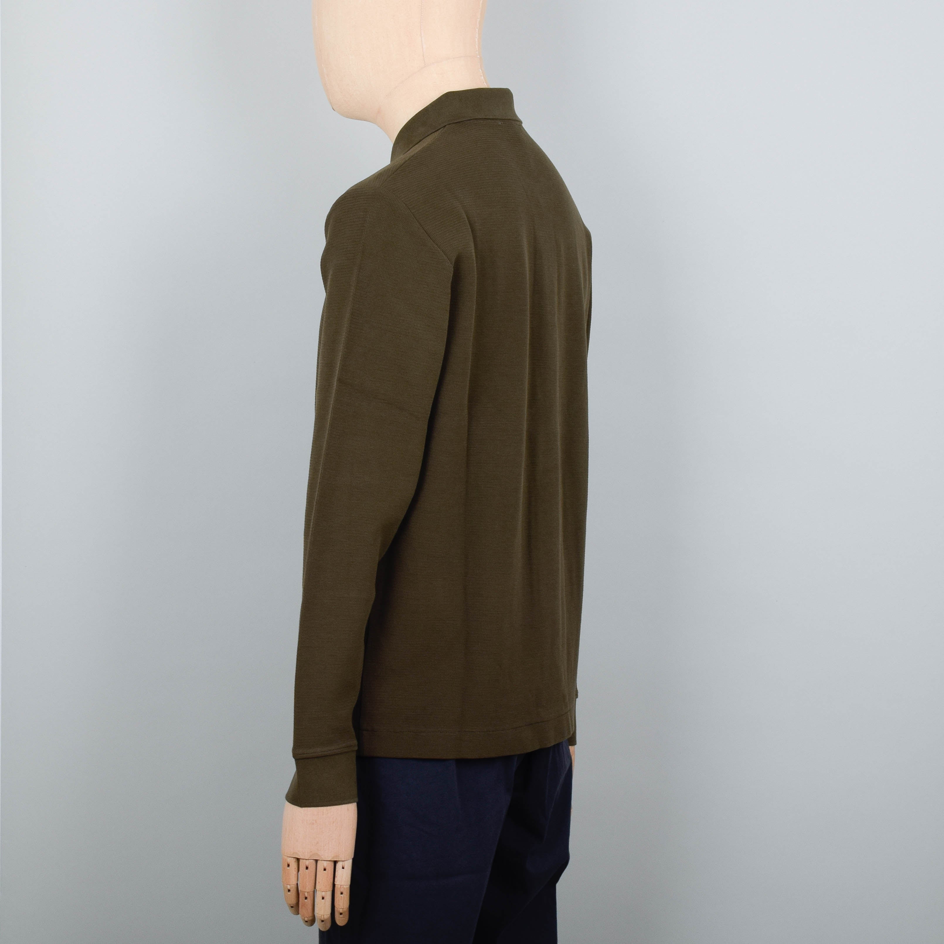 Norse Projects Jorn Textured Overshirt - Dark Olive