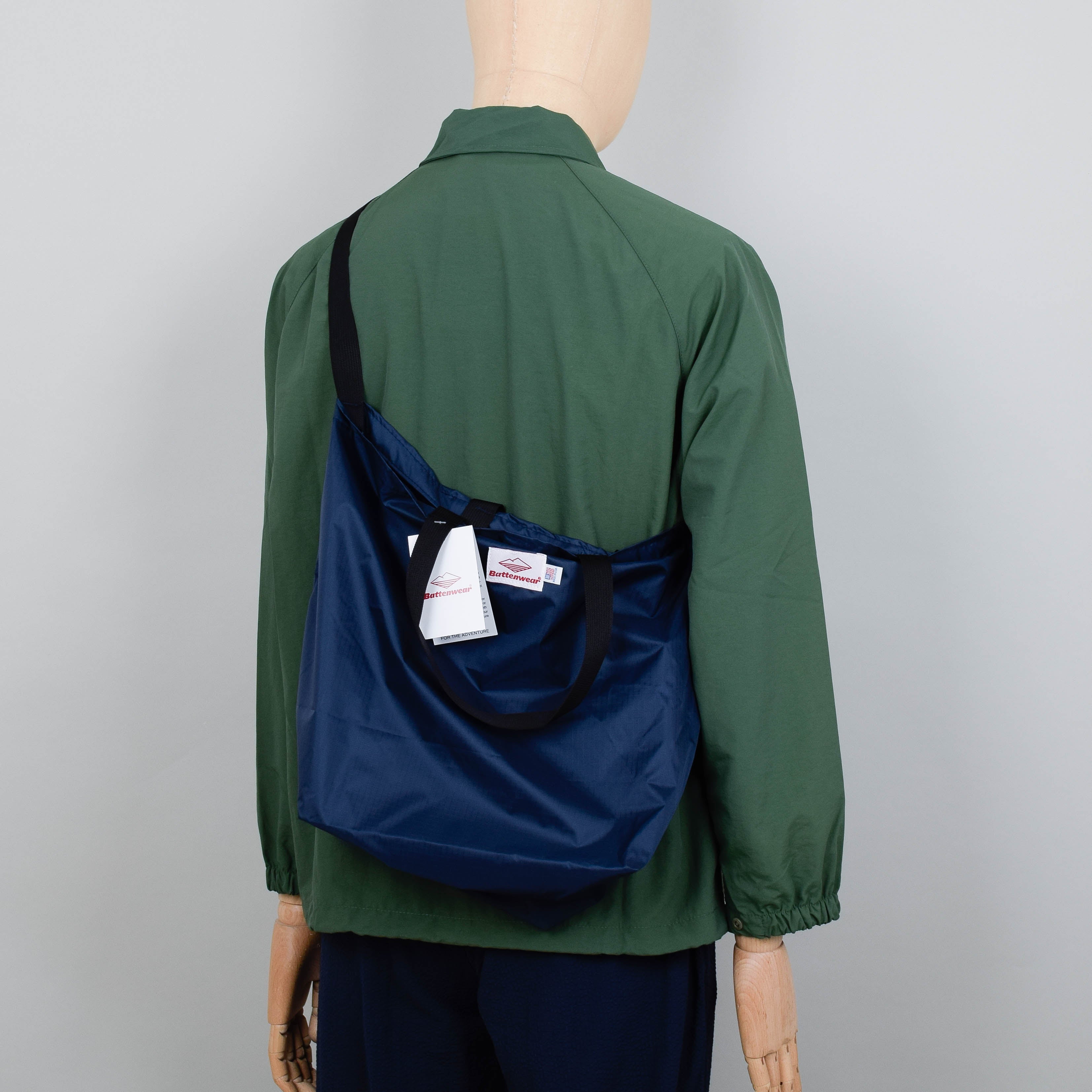 Battenwear Packable Tote - Navy / Black