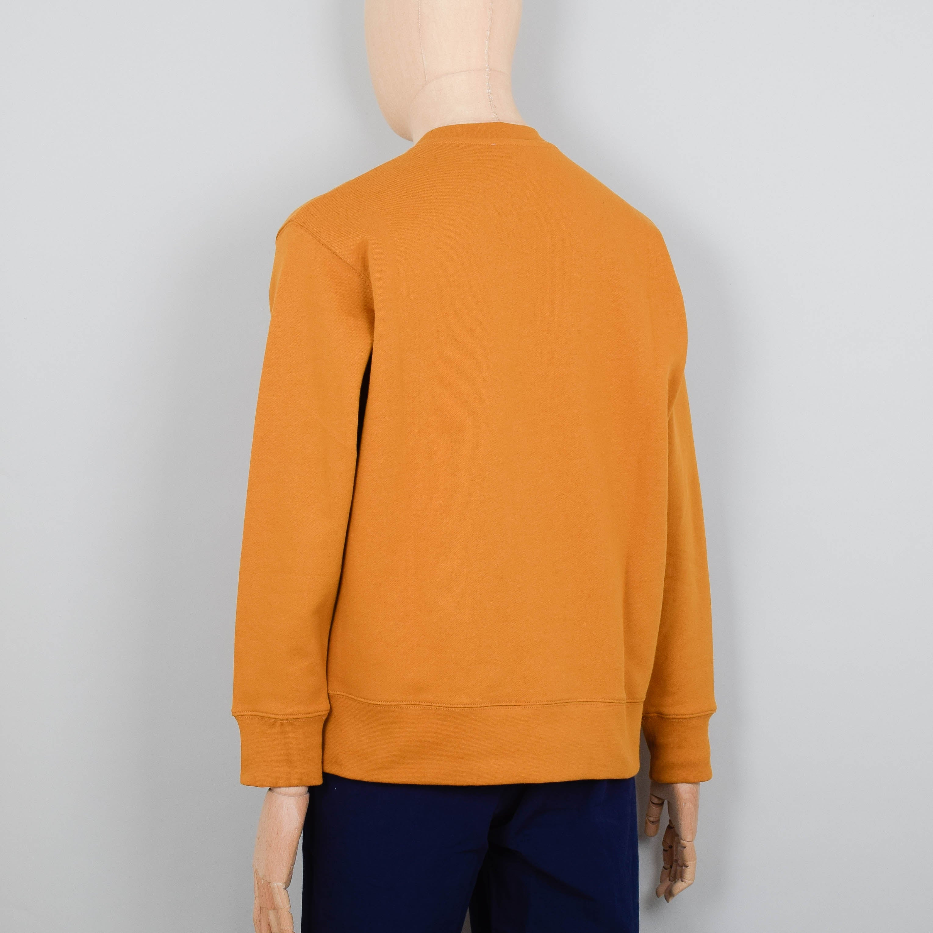 Norse Projects Arne Logo Sweat - Tumeric Yellow