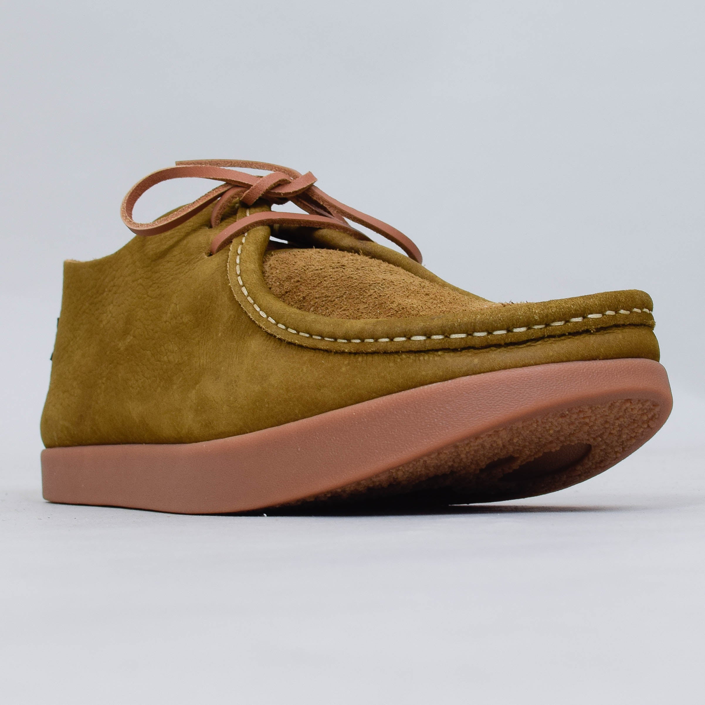 Yogi Willard Stitch Nubuck Negative Heel - Moss Green