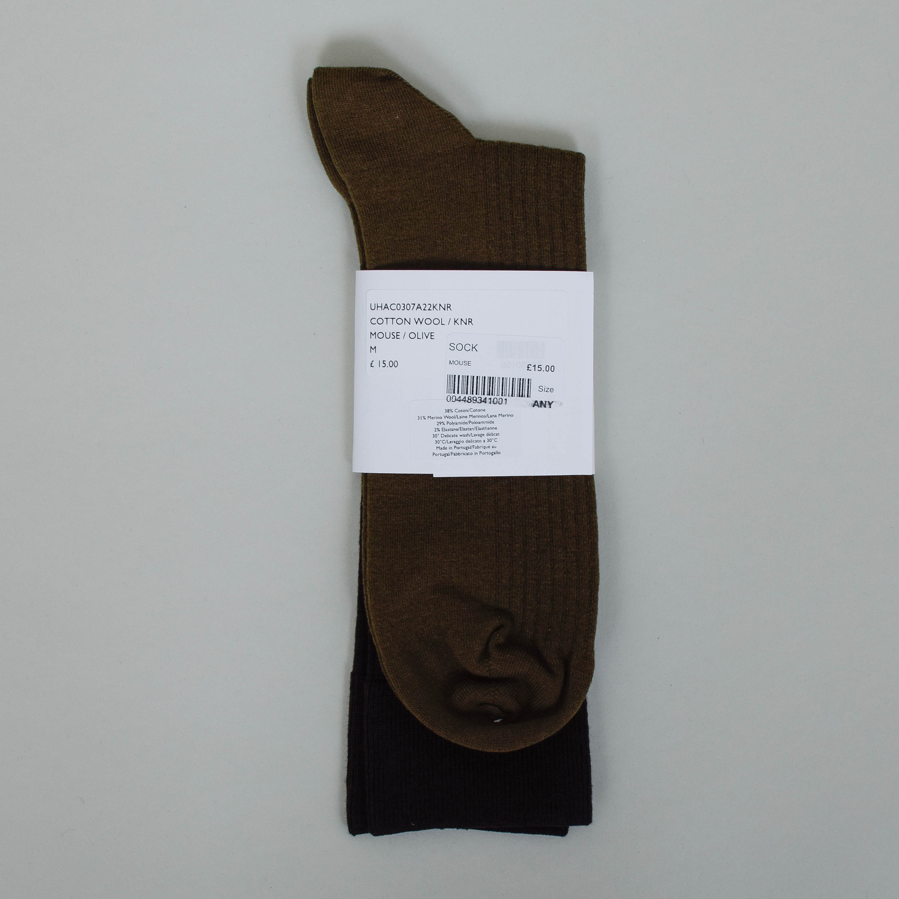 MHL Colour Block Sock - Mouse