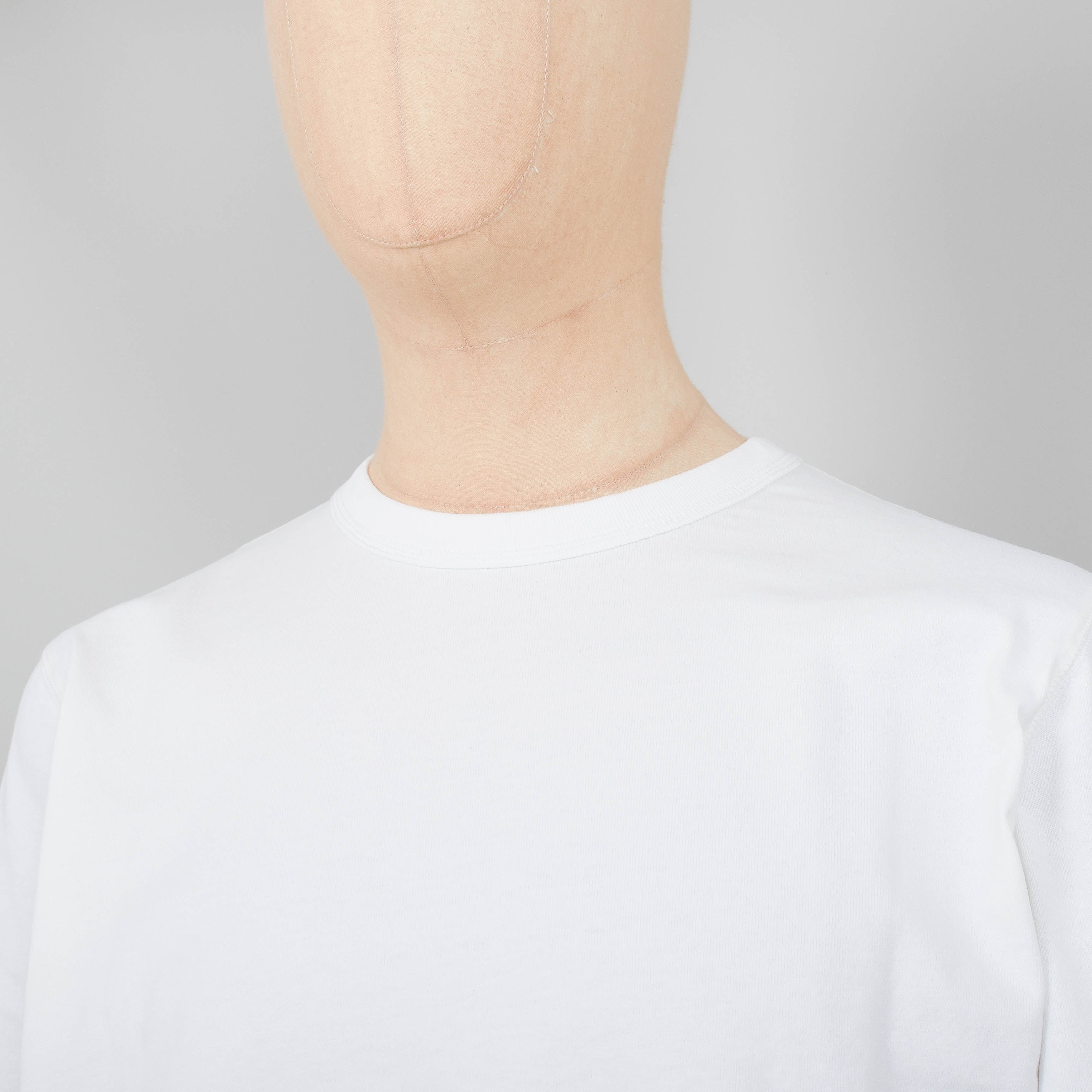 Norse Projects Holger Tab Series Logo LS T-Shirt - White