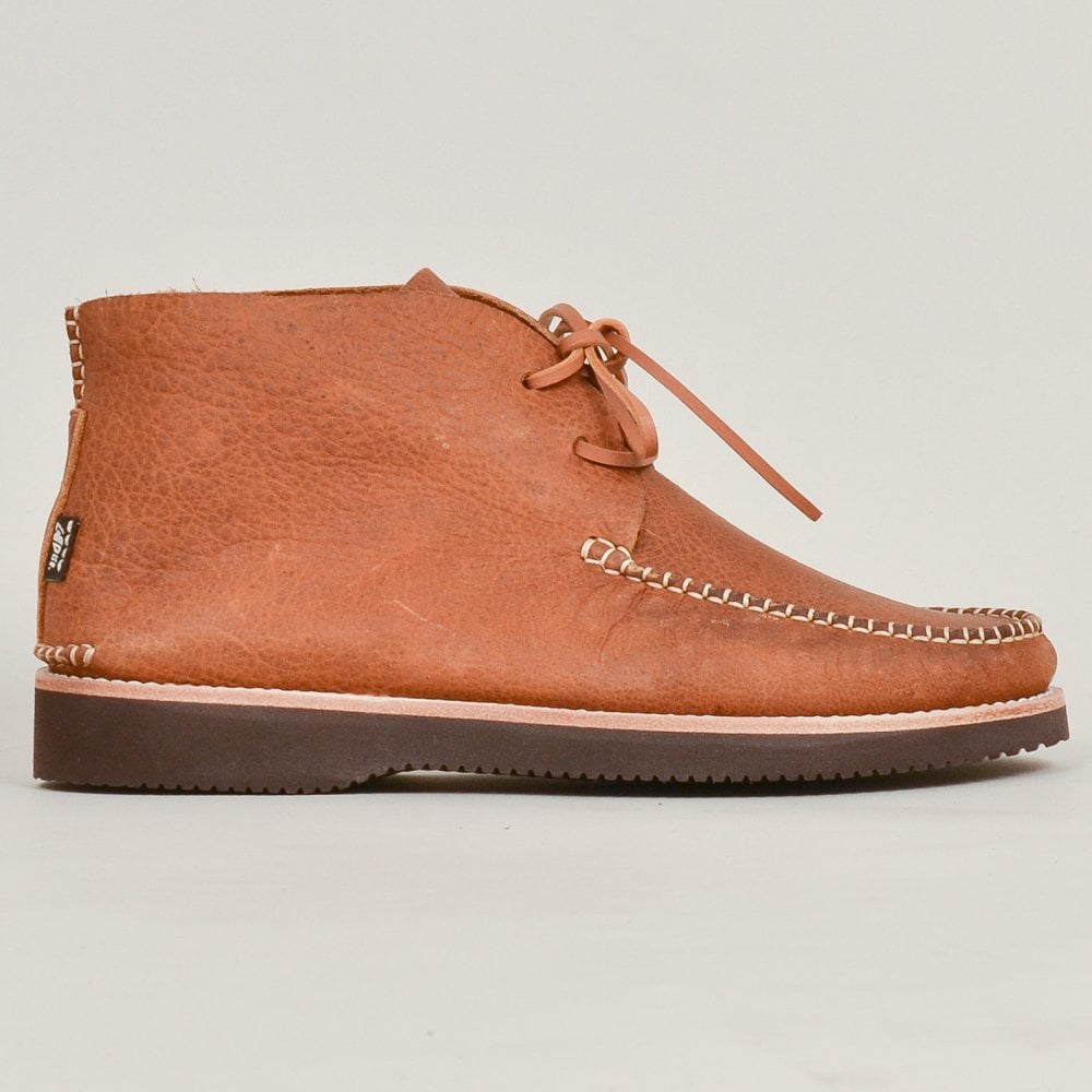 Yogi Lucas Moccasin Boot Tumbled Leather - Tan