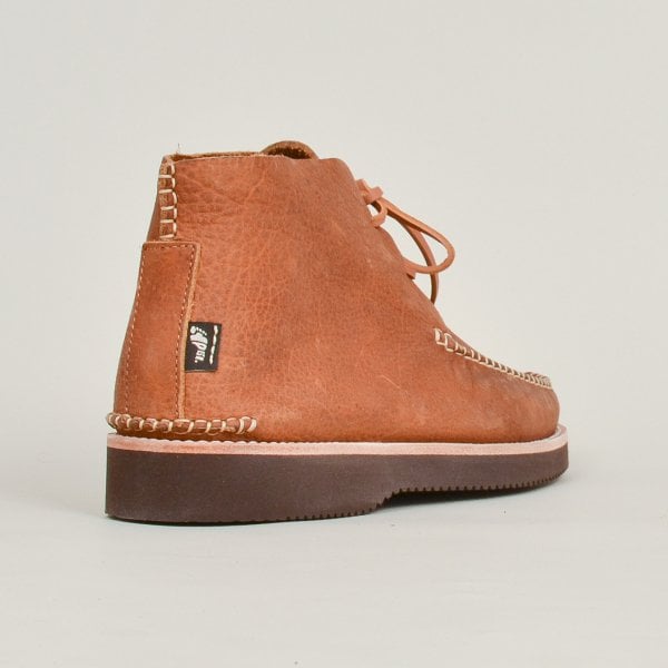 Yogi Lucas Moccasin Boot Tumbled Leather - Tan