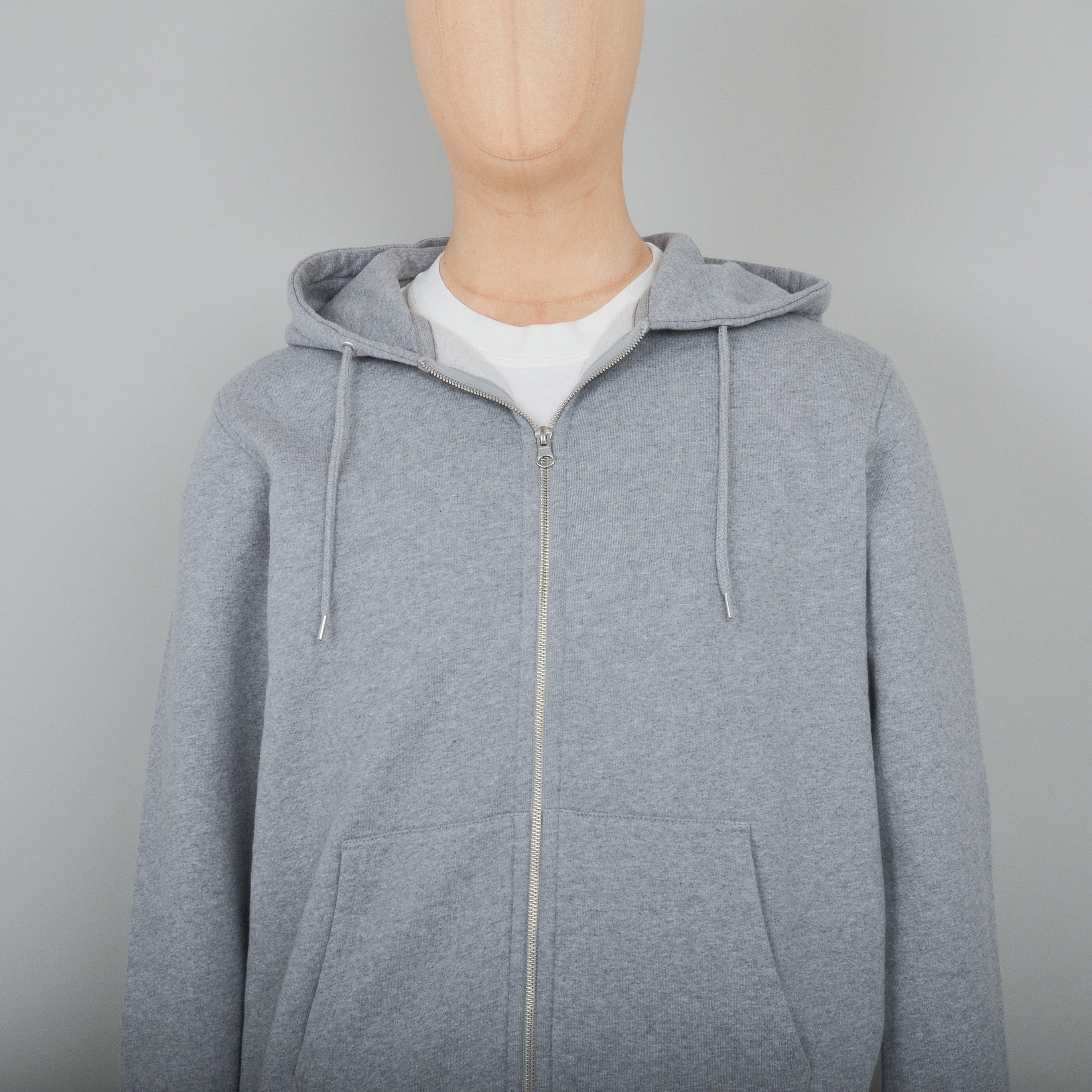 Colorful Standard Classic Organic Zip Hood - Heather Grey