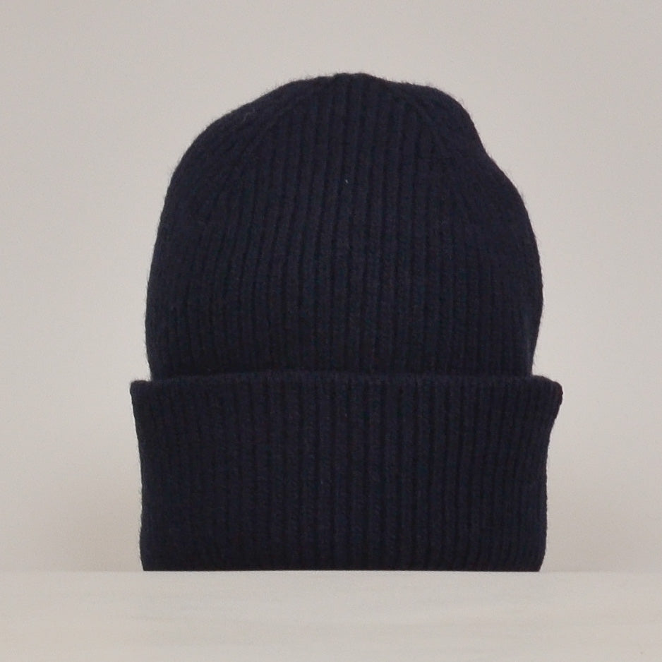 Colorful Standard Merino Wool Beanie - Navy Blue