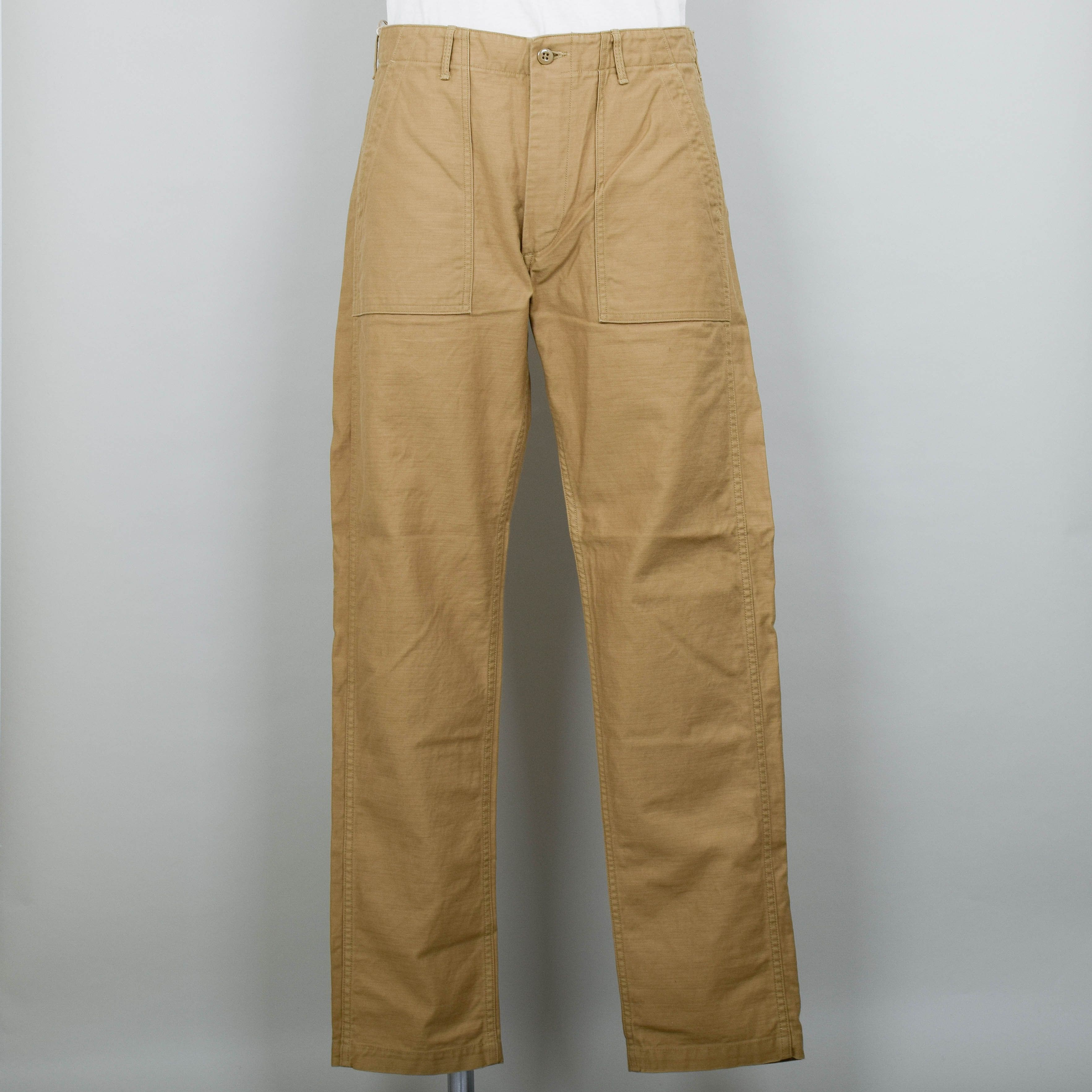 OrSlow Slim Fit Fatigue Pants - Khaki