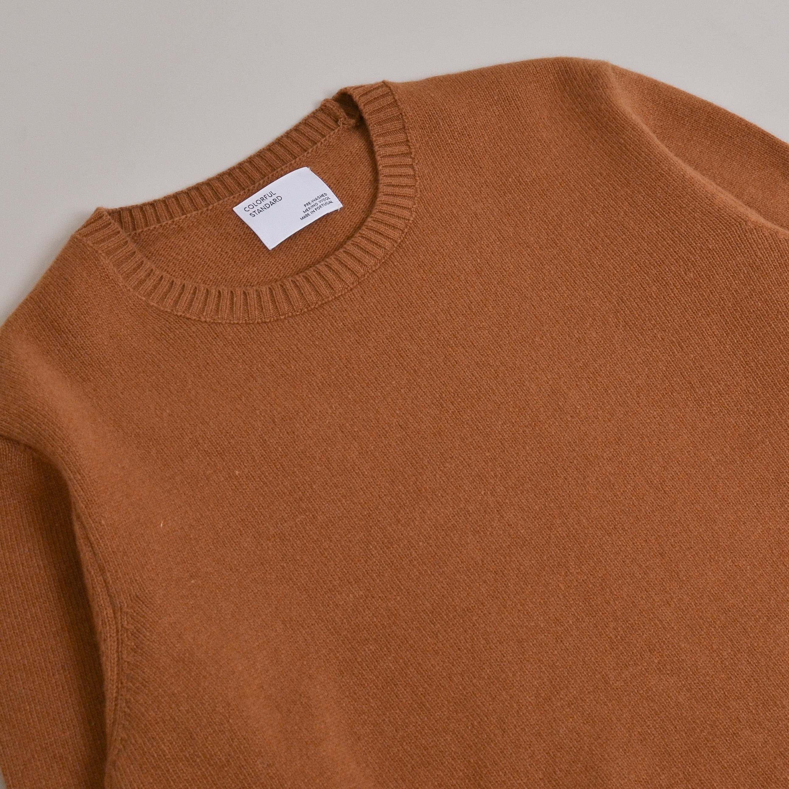 Colorful Standard Classic Merino Wool Crew - Sahara Camel