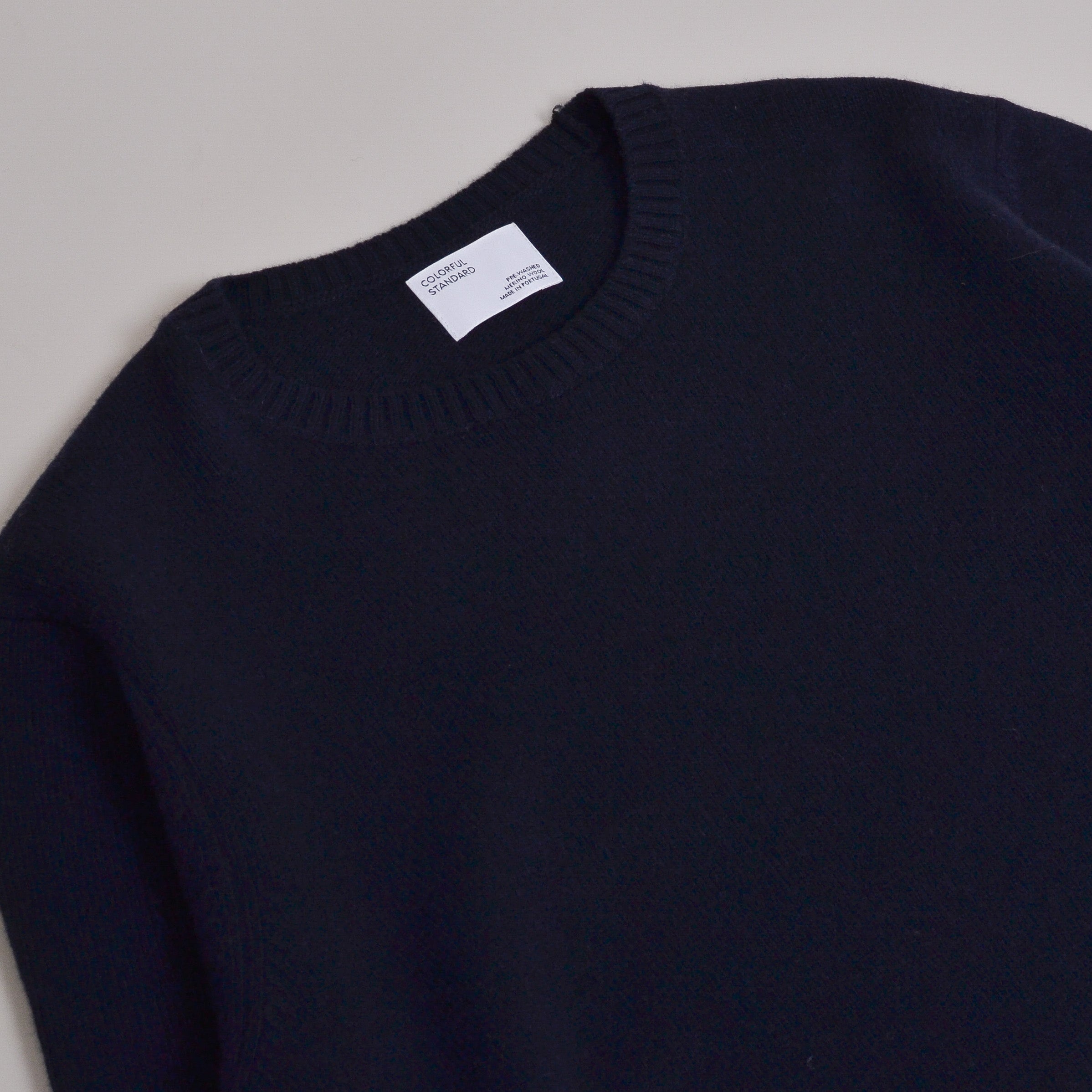 Colorful Standard Classic Merino Wool Crew - Navy Blue