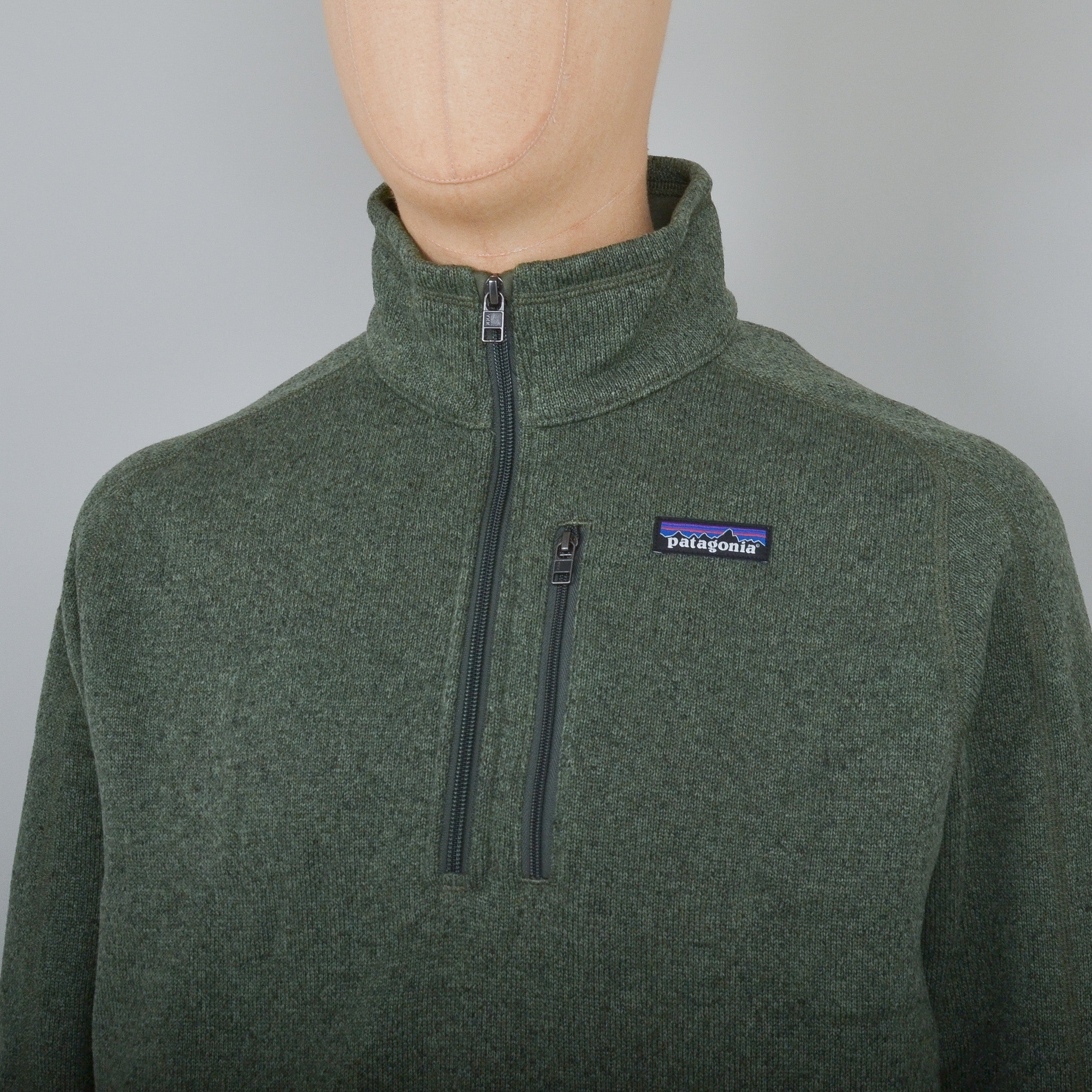 Patagonia M's Better Sweater 1/4 Zip - Industrial Green