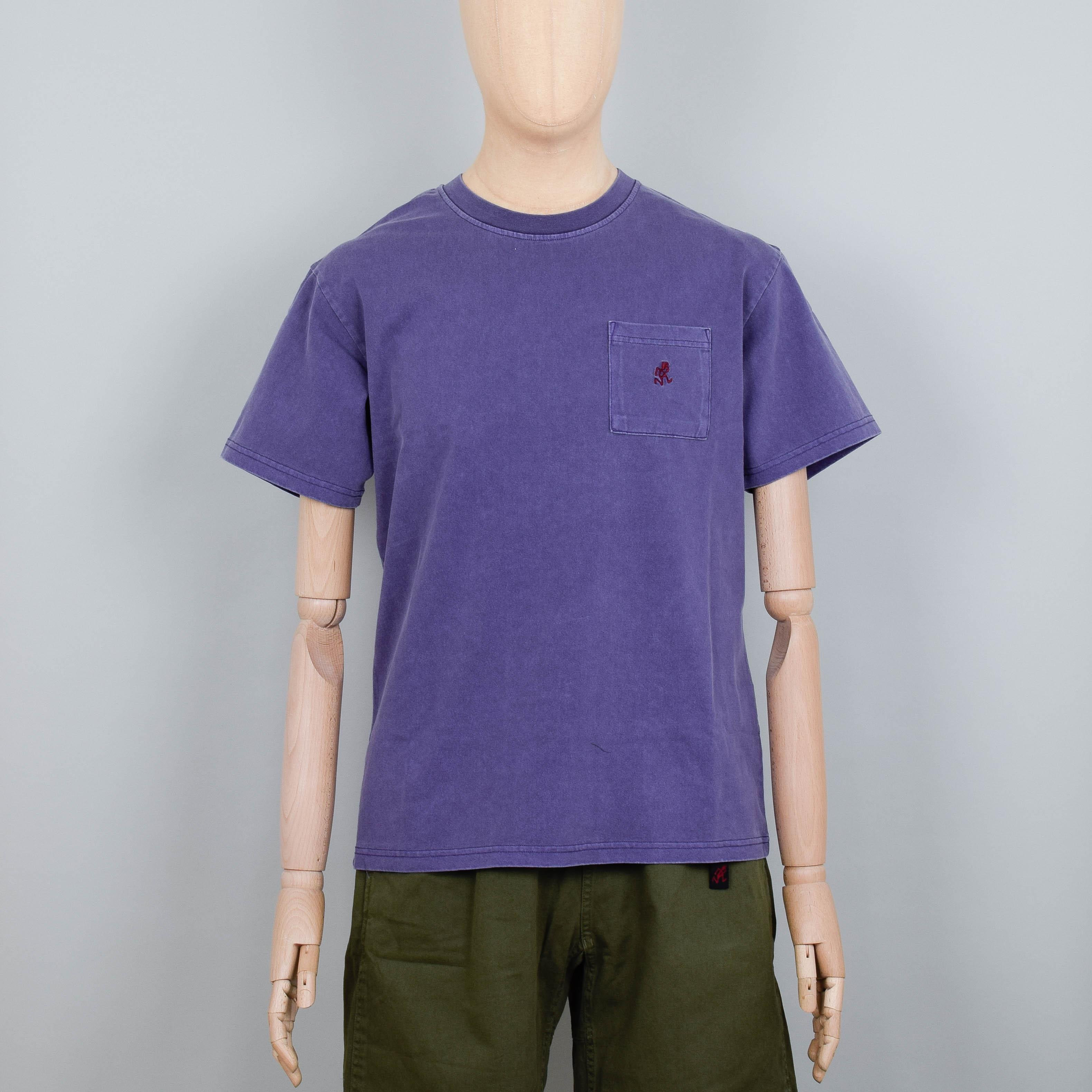 Gramicci One Point Tee - Purple Pigment